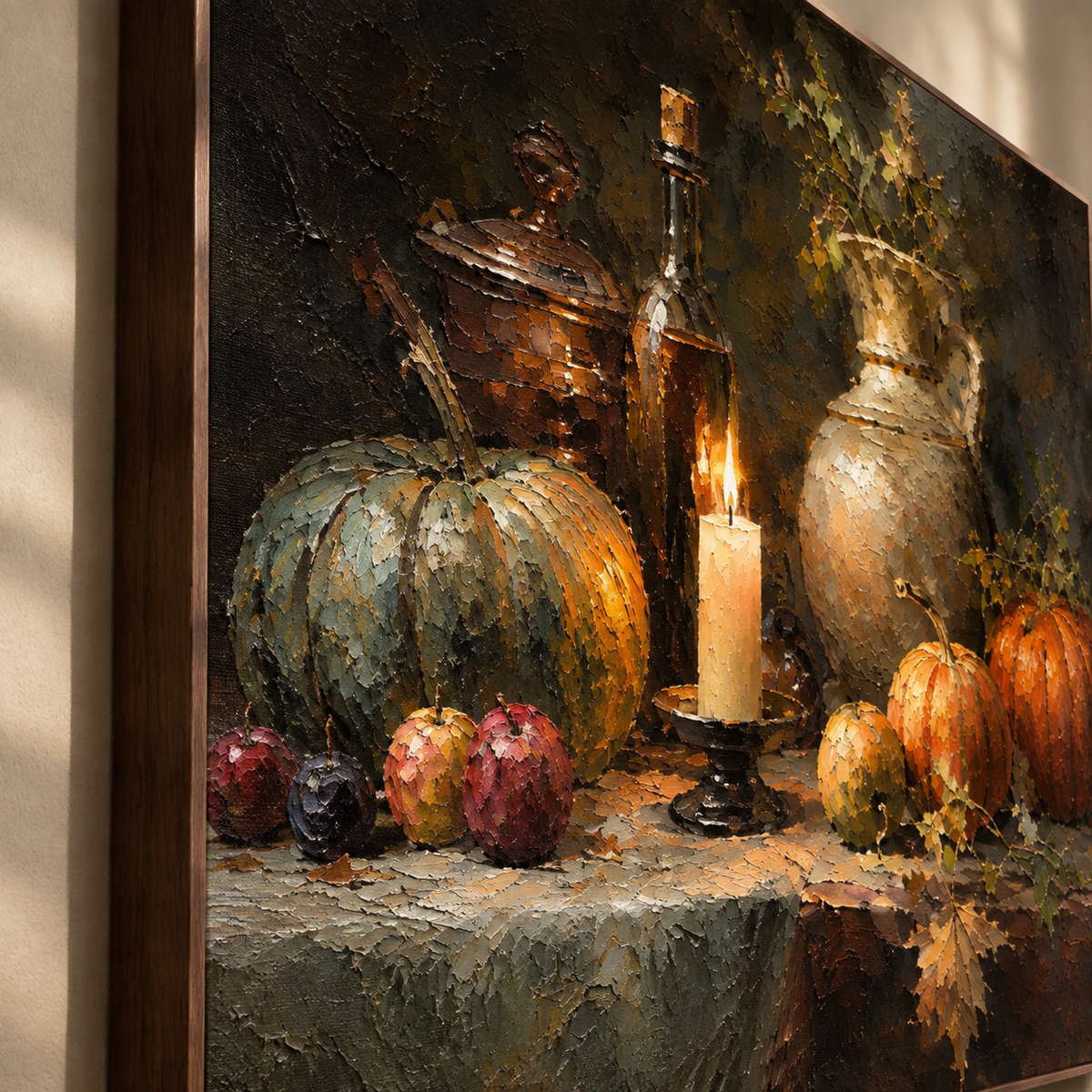 Harvest By Candlelight — horizontal floral & botanical art, view 7