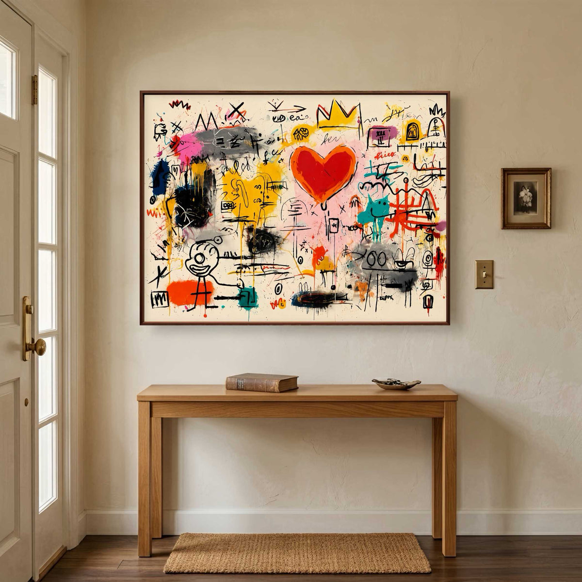 Heart Rules Chaos oil painting view 2