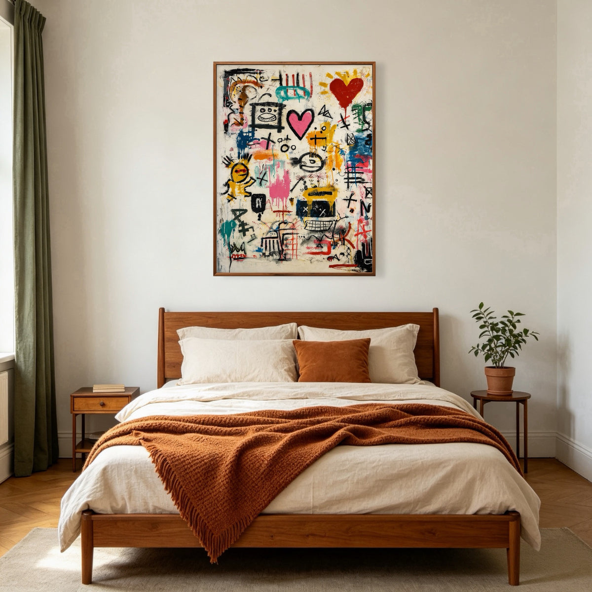Hearts On Walls oil painting room view 1
