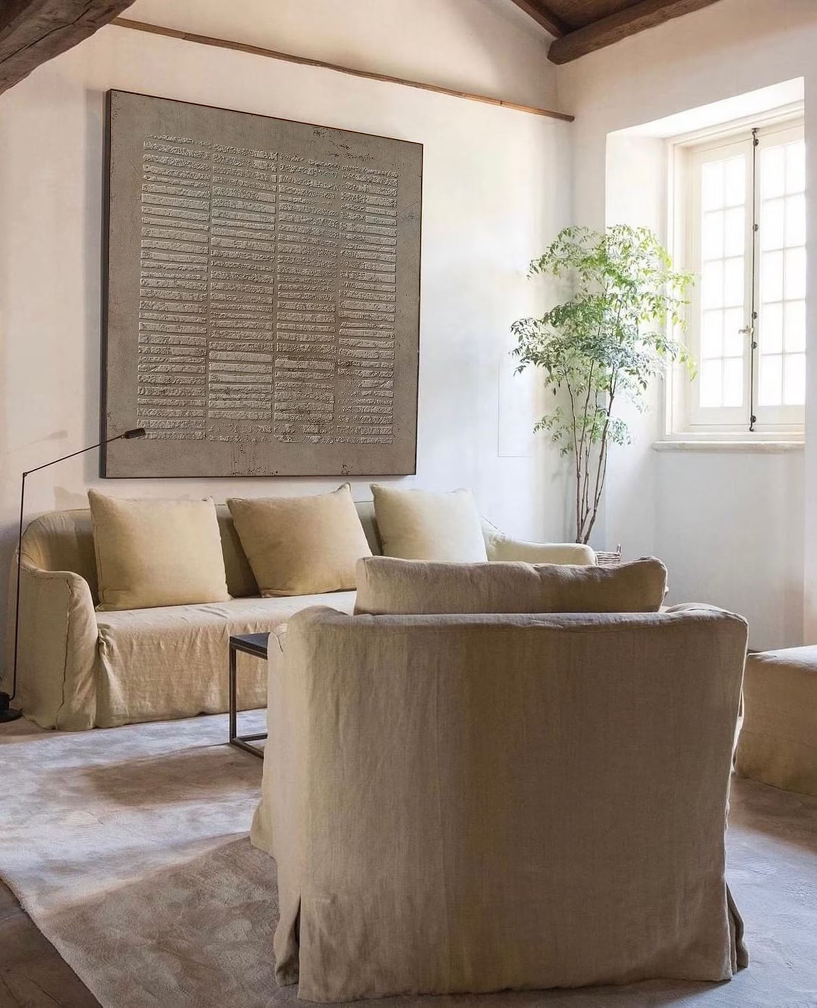 Textured Grid Line Art | Subtle Refinement