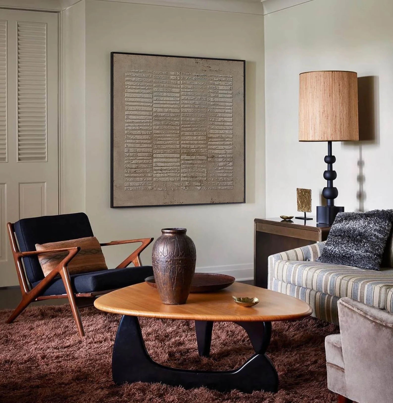 Textured Grid Line Art | Subtle Refinement