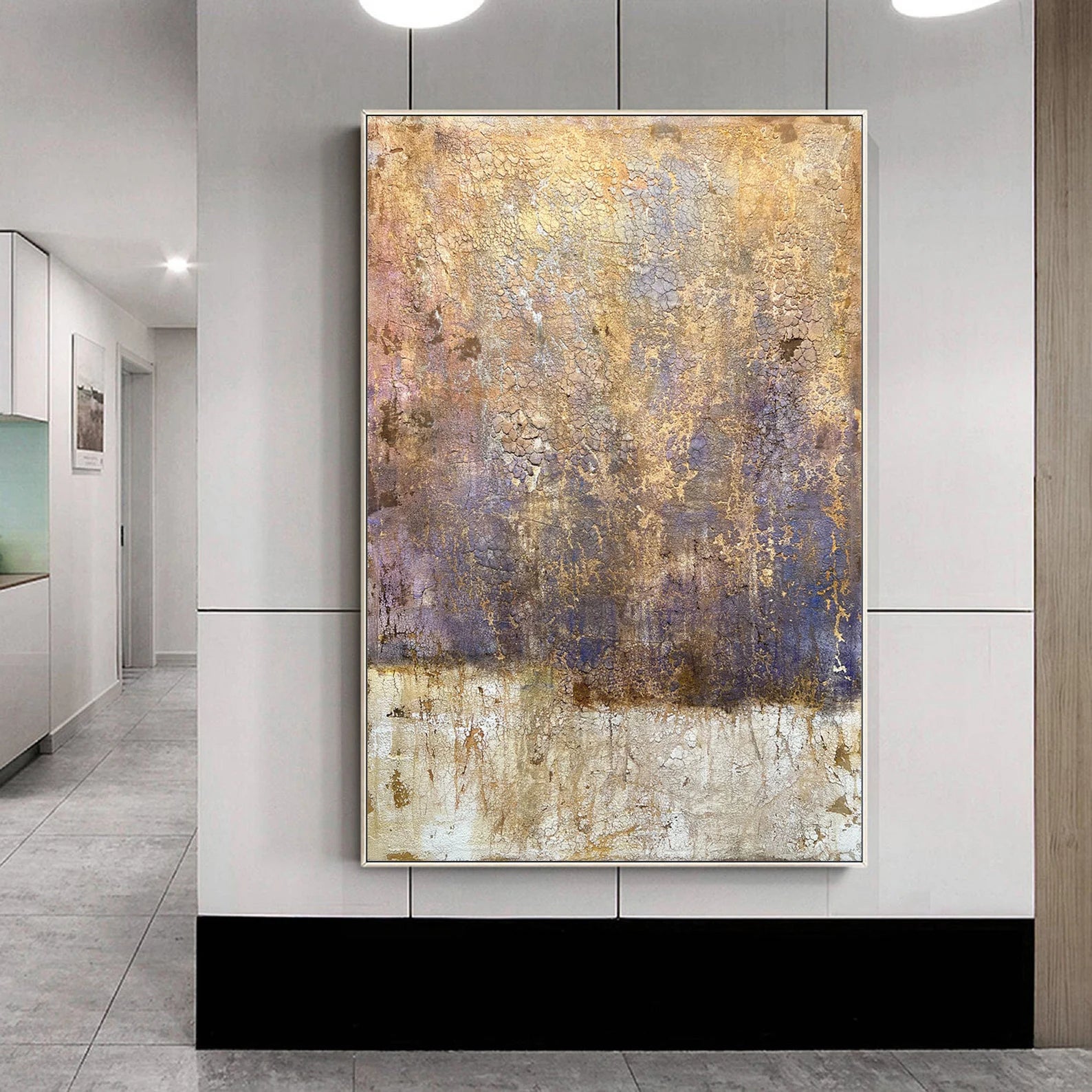 Textured Vintage Opulence | Rust Violet