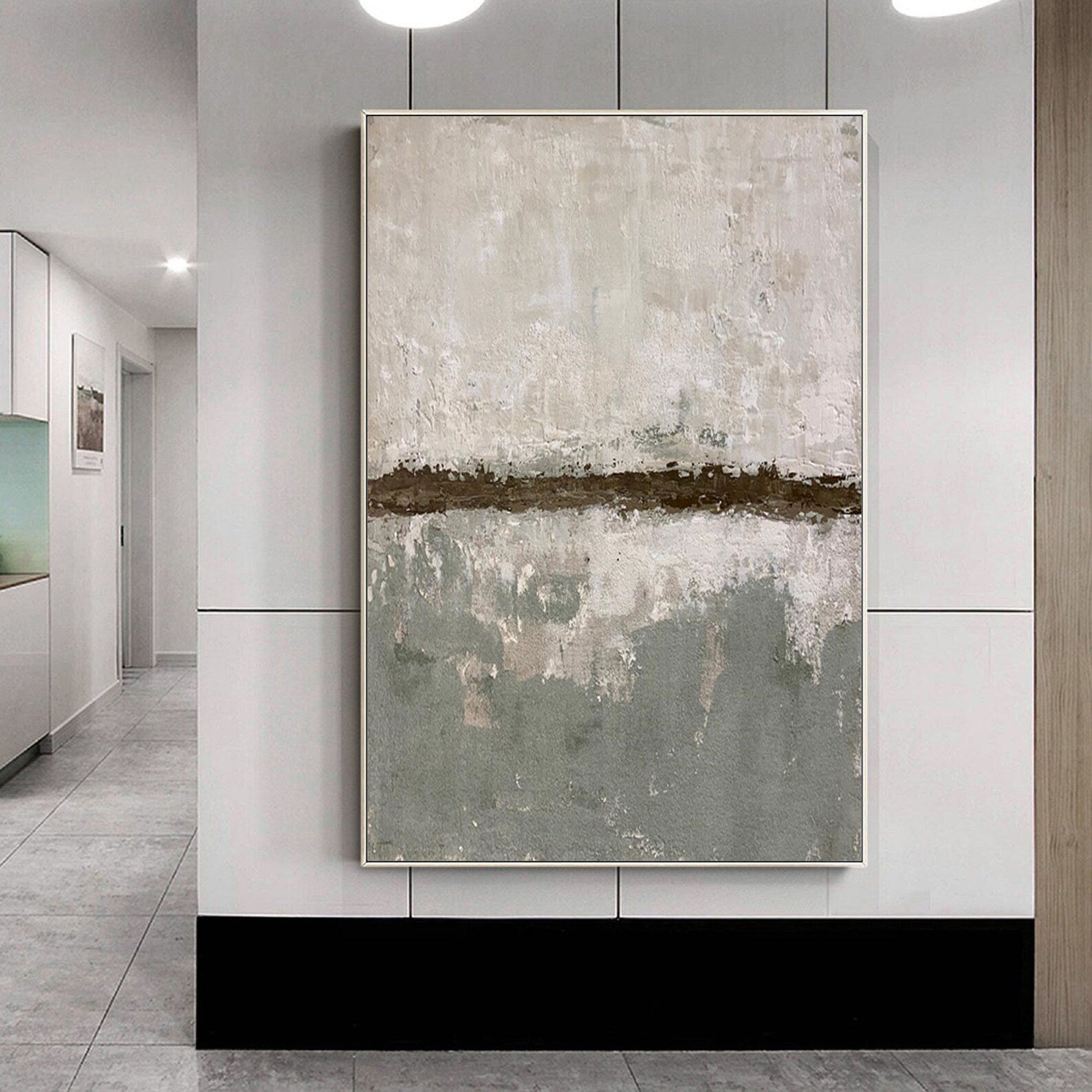 Textured Neutral Harmony | Grey Beige