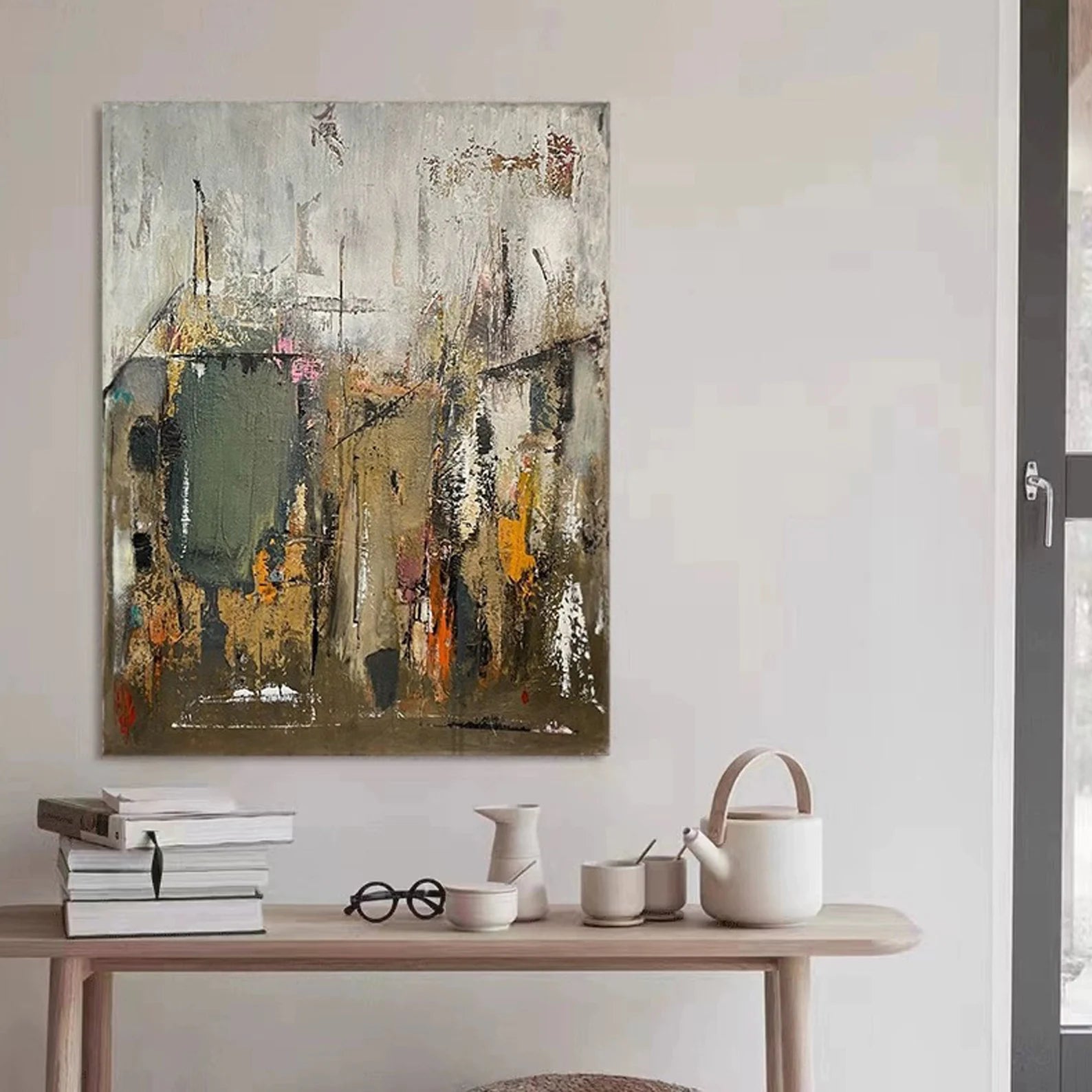 Abstract Urban Texture | Gray Gold