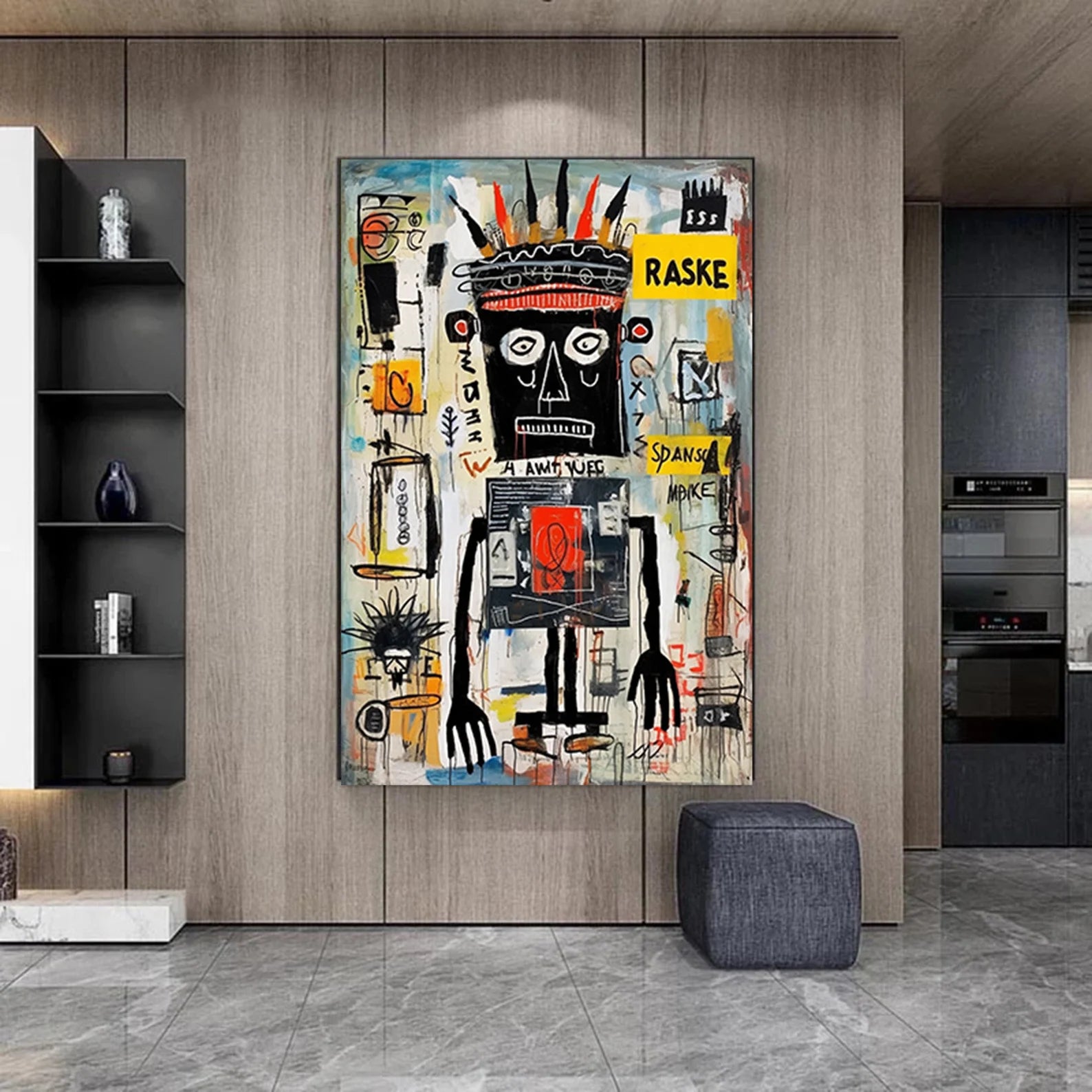 Textured Urban Character | Bold Graffiti