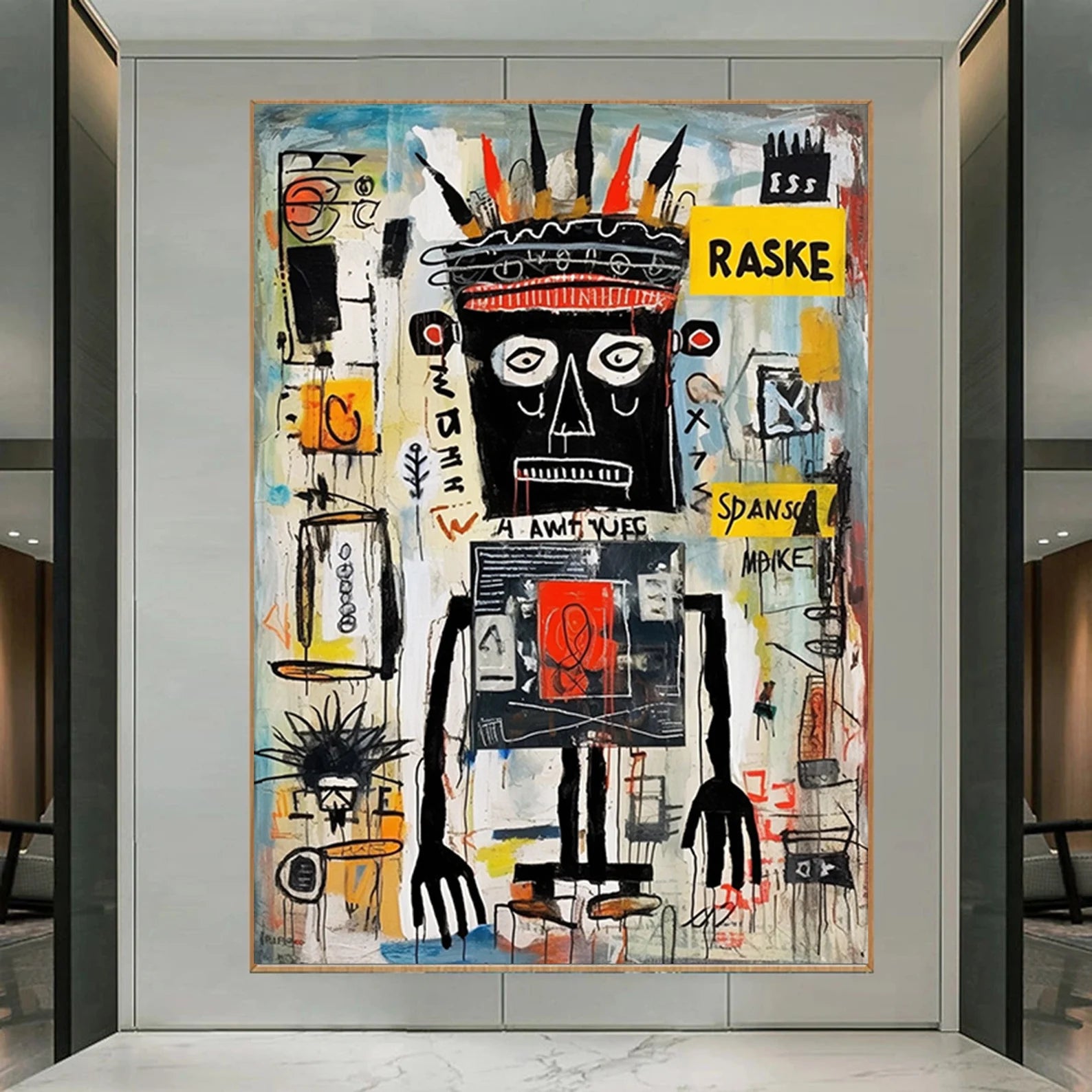 Textured Urban Character | Bold Graffiti