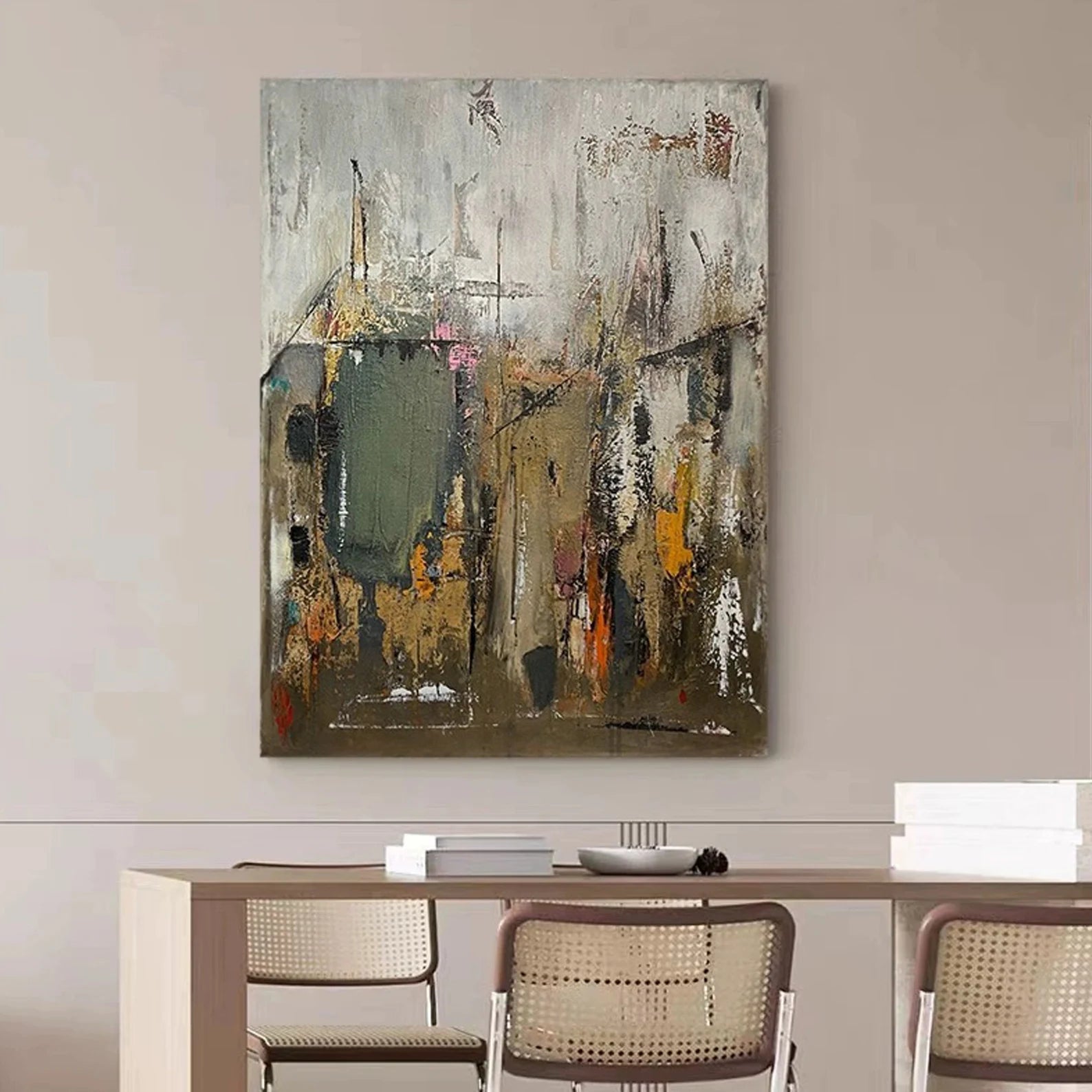 Abstract Urban Texture | Gray Gold