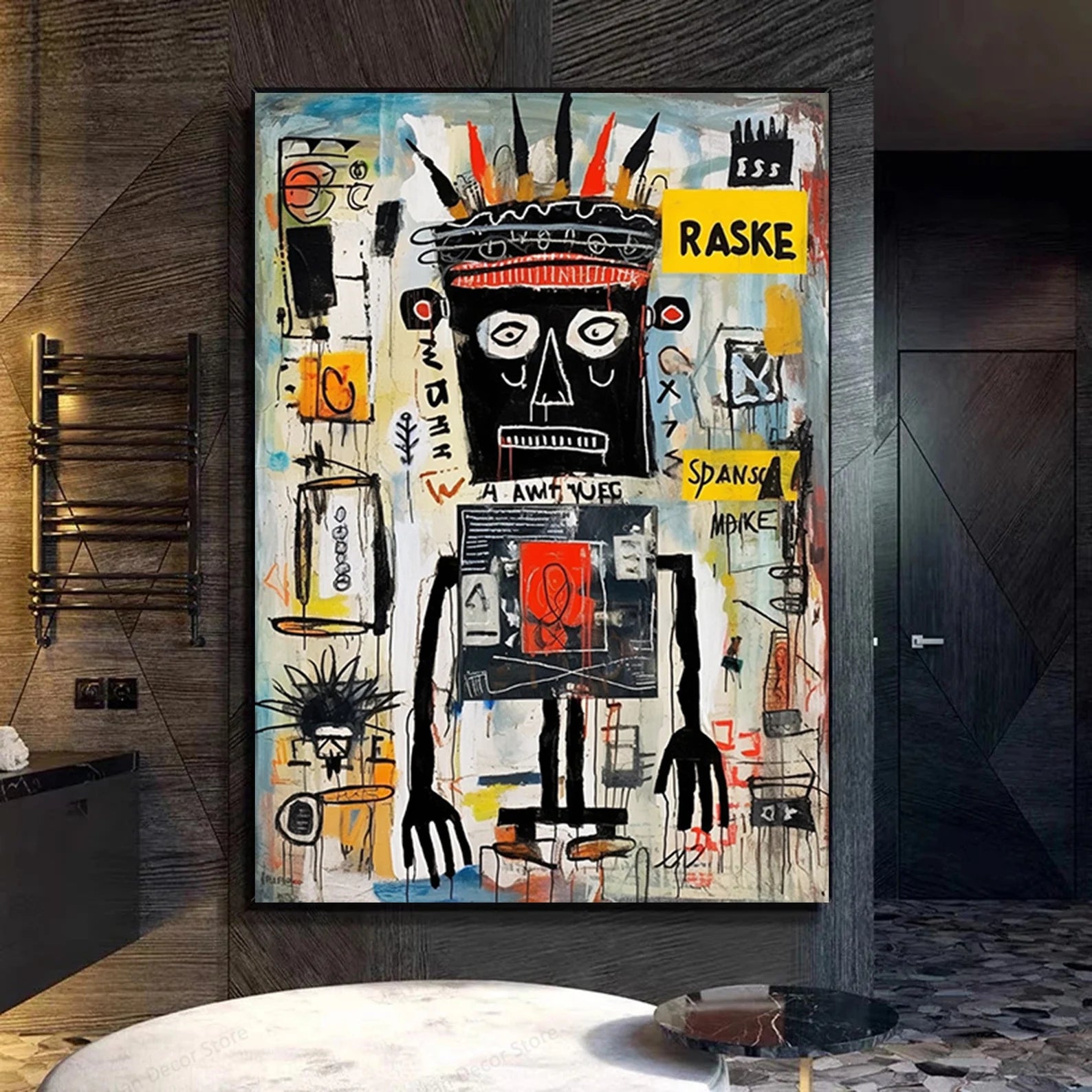 Textured Urban Character | Bold Graffiti