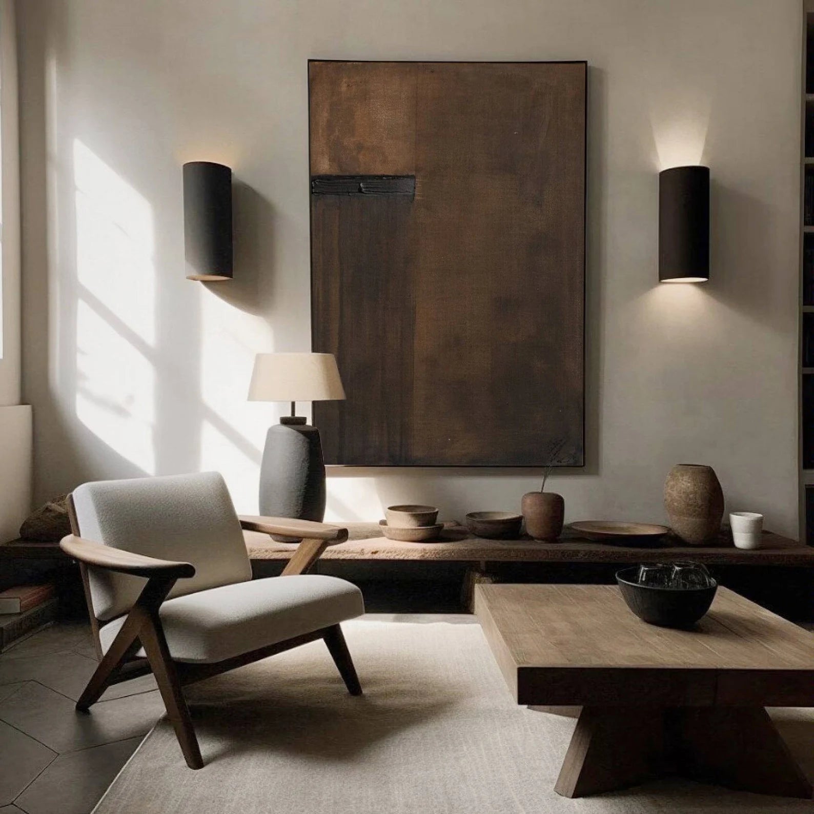 Minimalist Earth-Hued Art | Subtle Grace