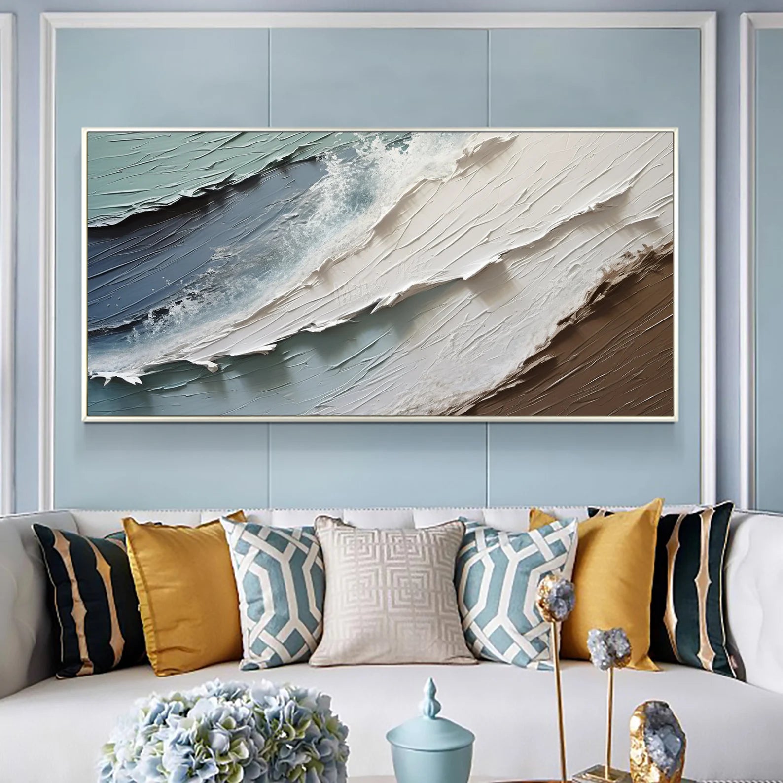 Textured Surf Opulence | Neutral Crest