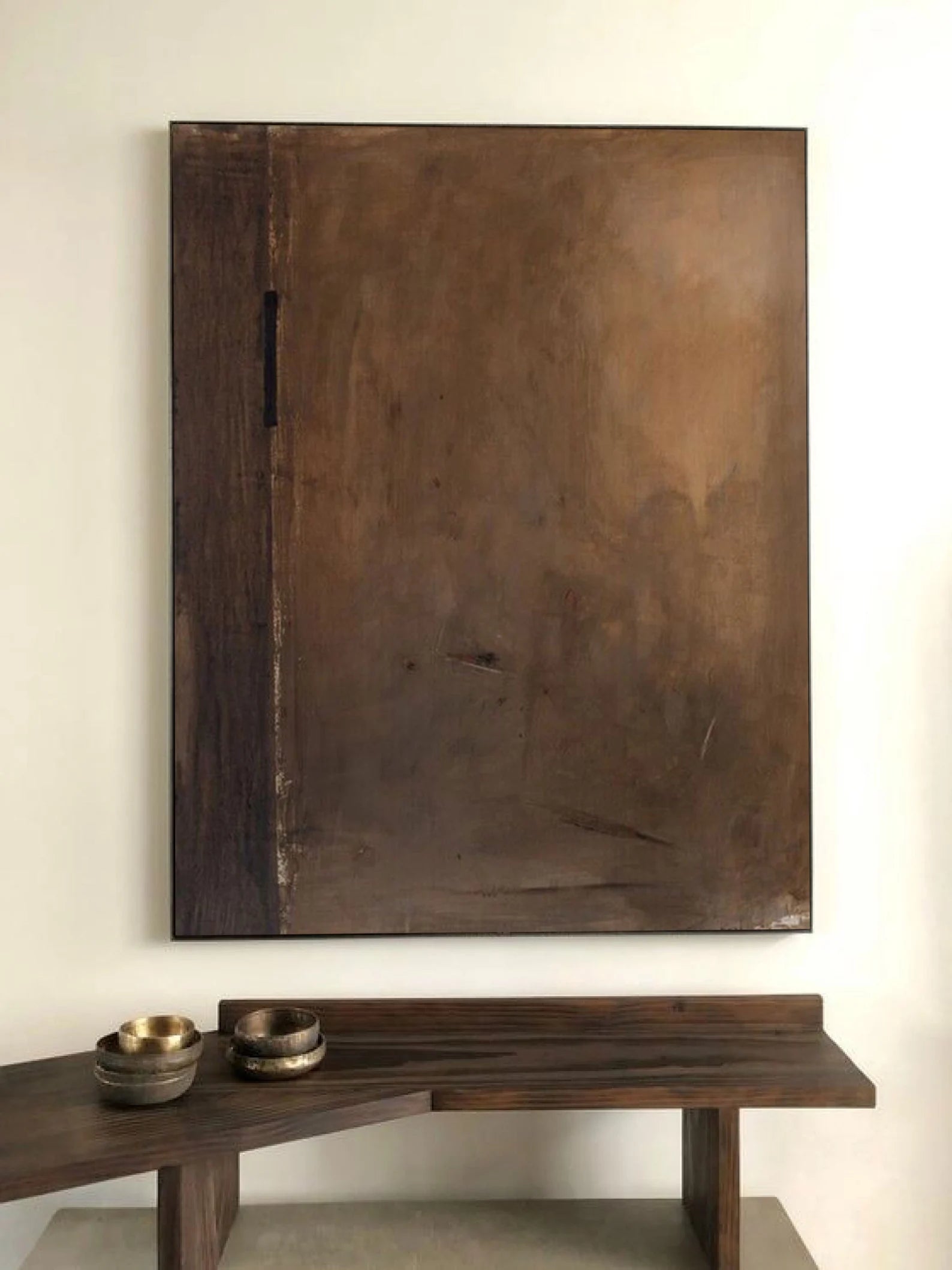 Textured Wood Tone Abstract | Rustic Luxe