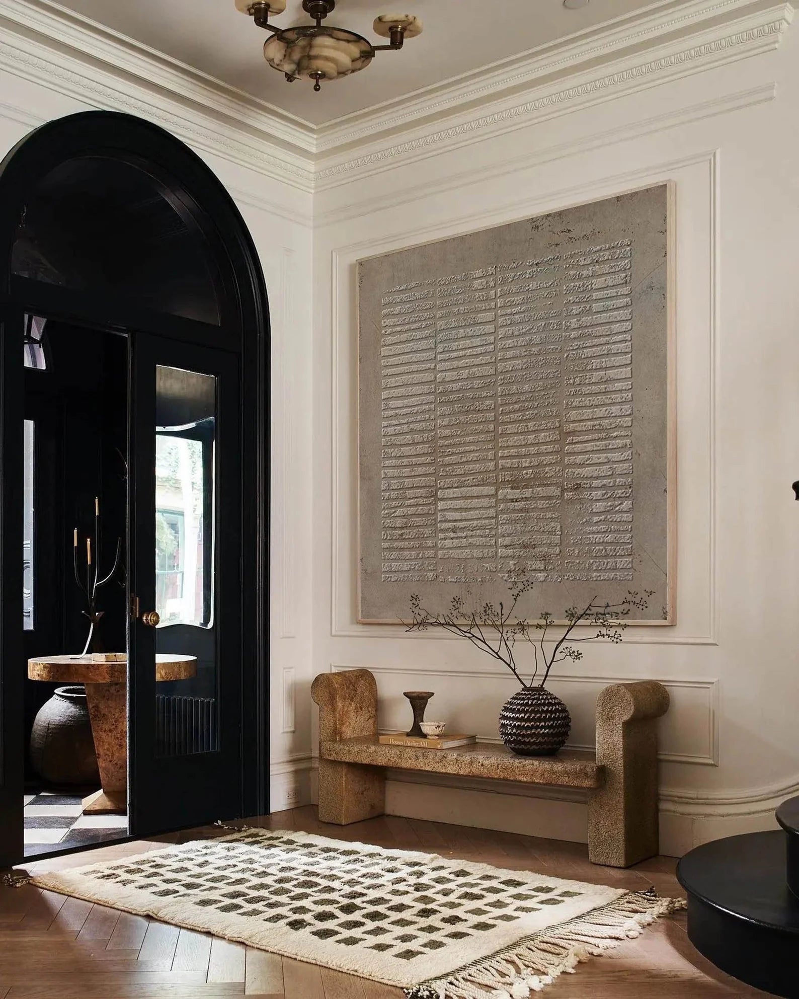 Textured Grid Line Art | Subtle Refinement