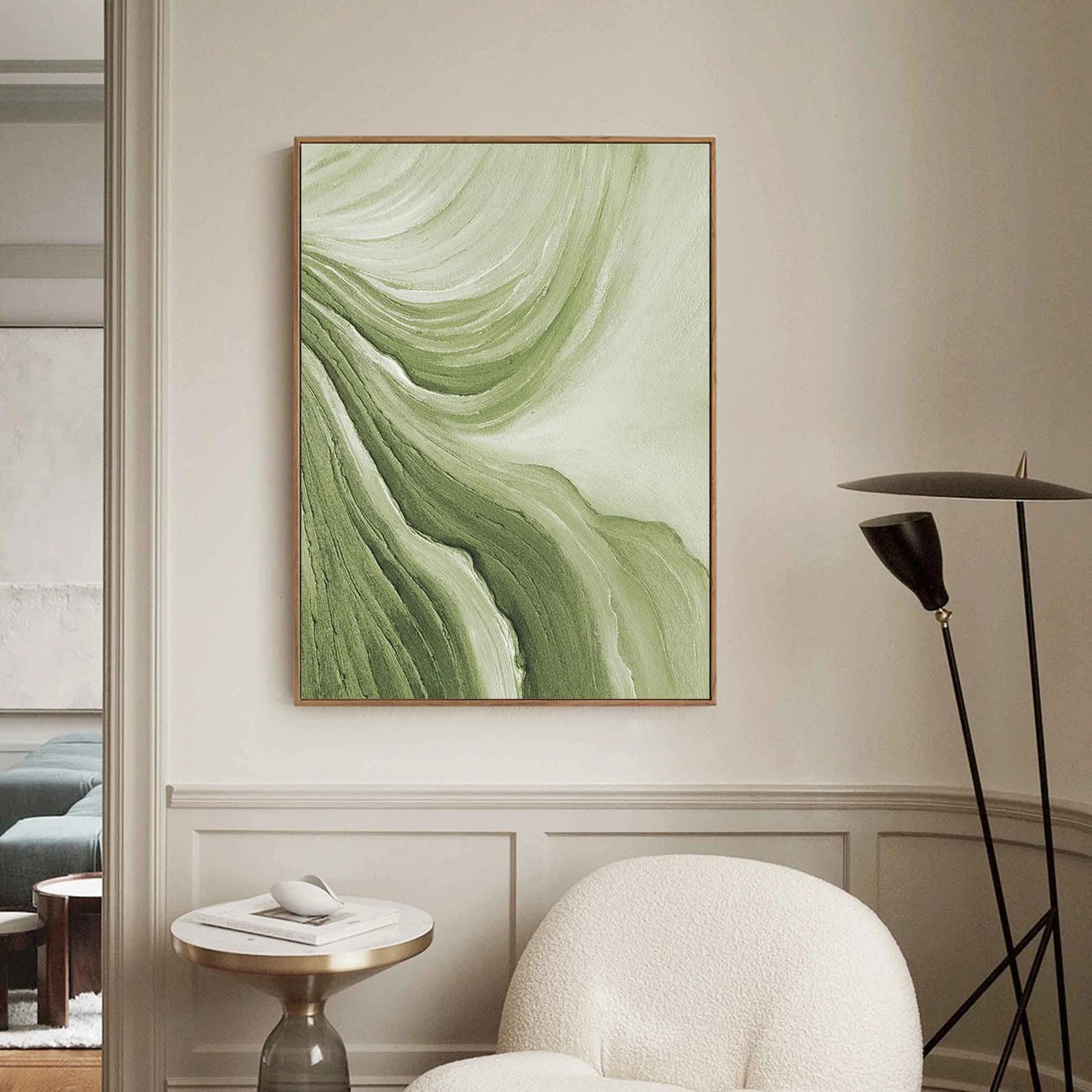 Textured Green Rhythm | Nature Flow