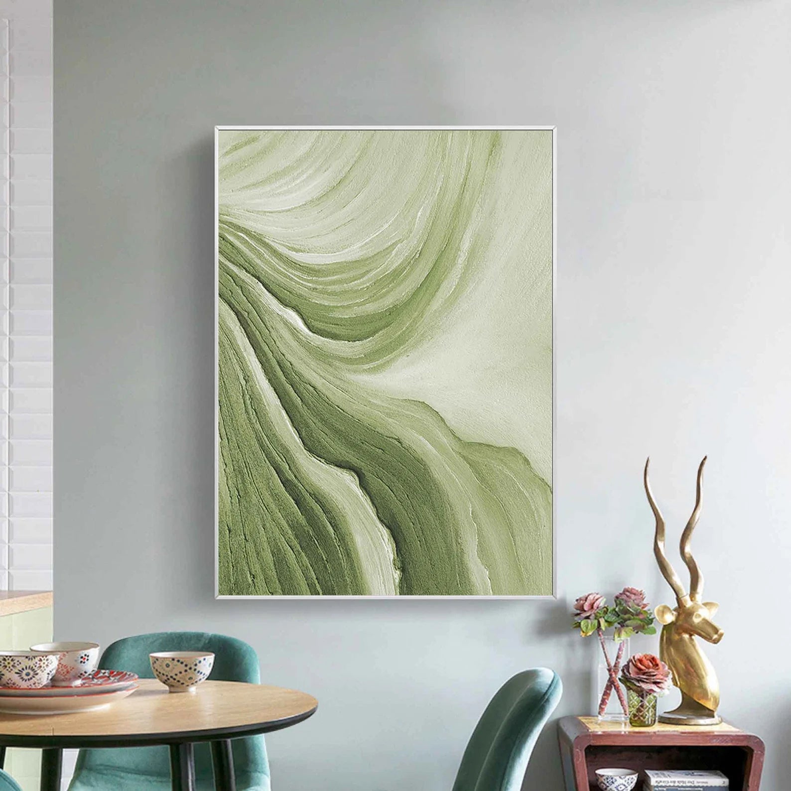 Textured Green Rhythm | Nature Flow