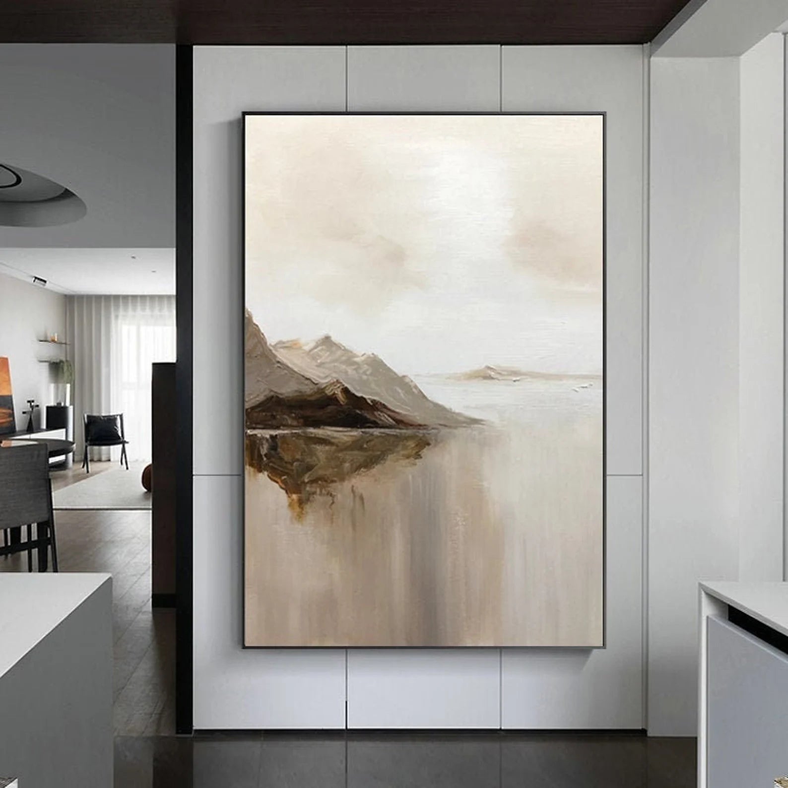 Textured Landscape Abstract | Serene Luxe