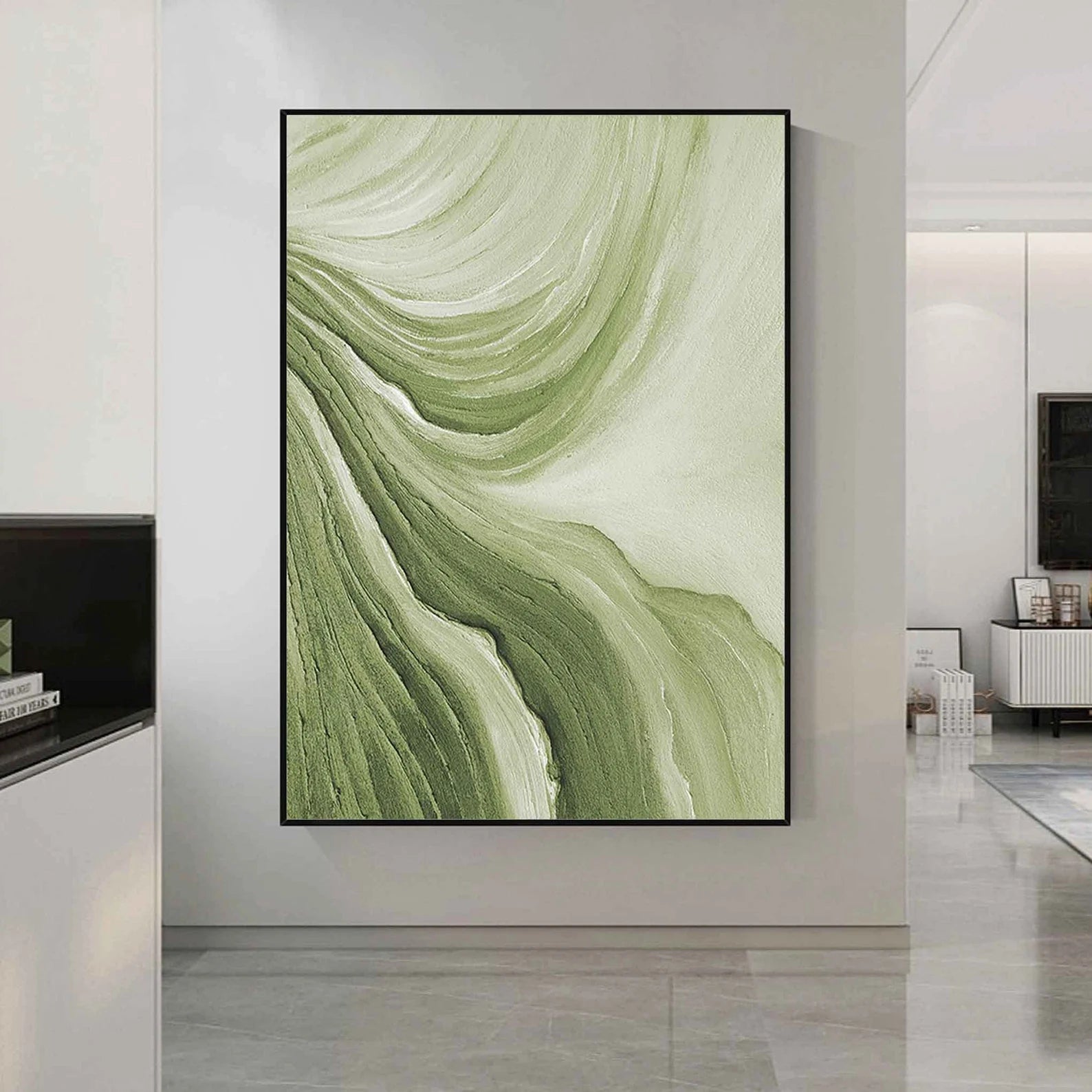 Textured Green Rhythm | Nature Flow