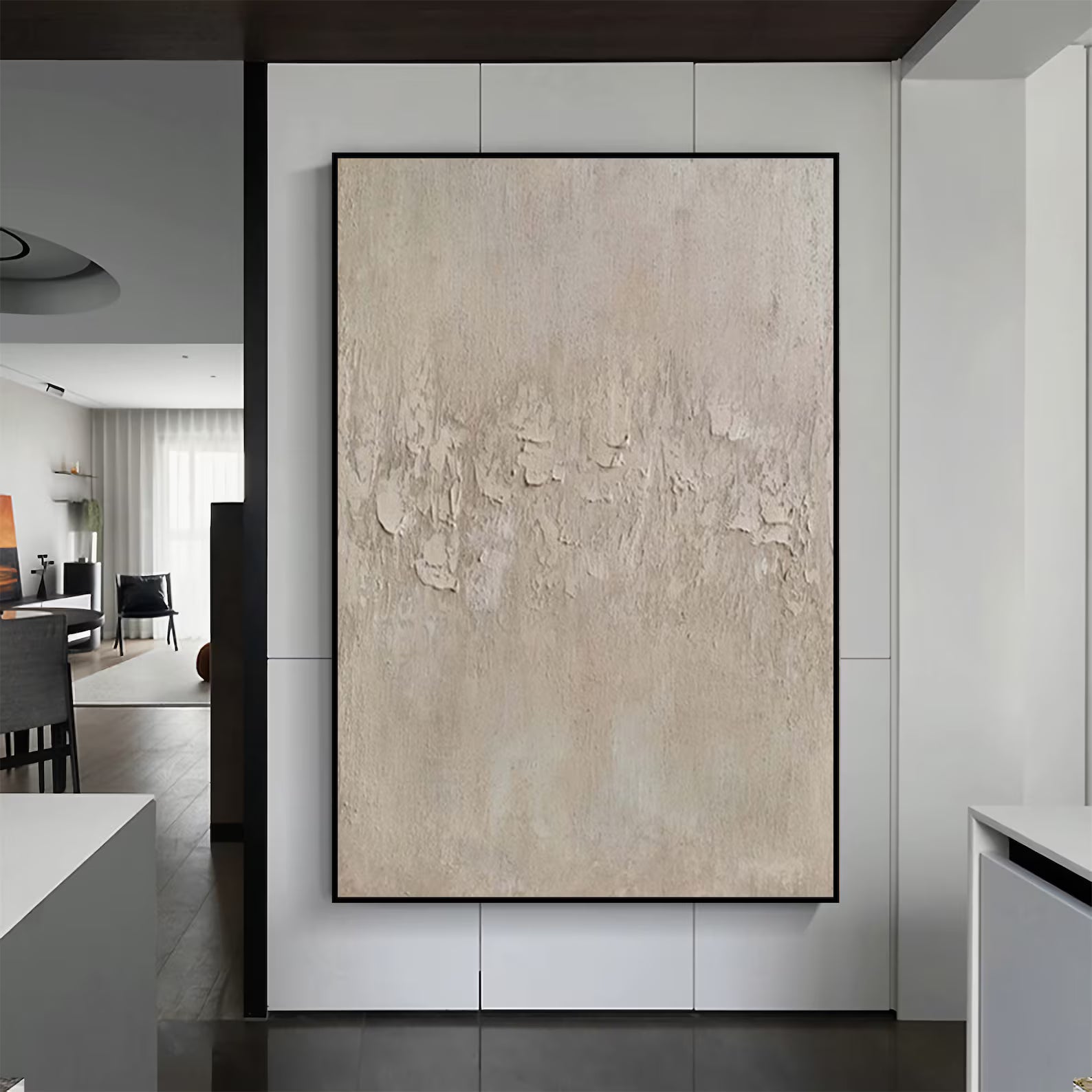 Textured Minimal Opulence | Beige White