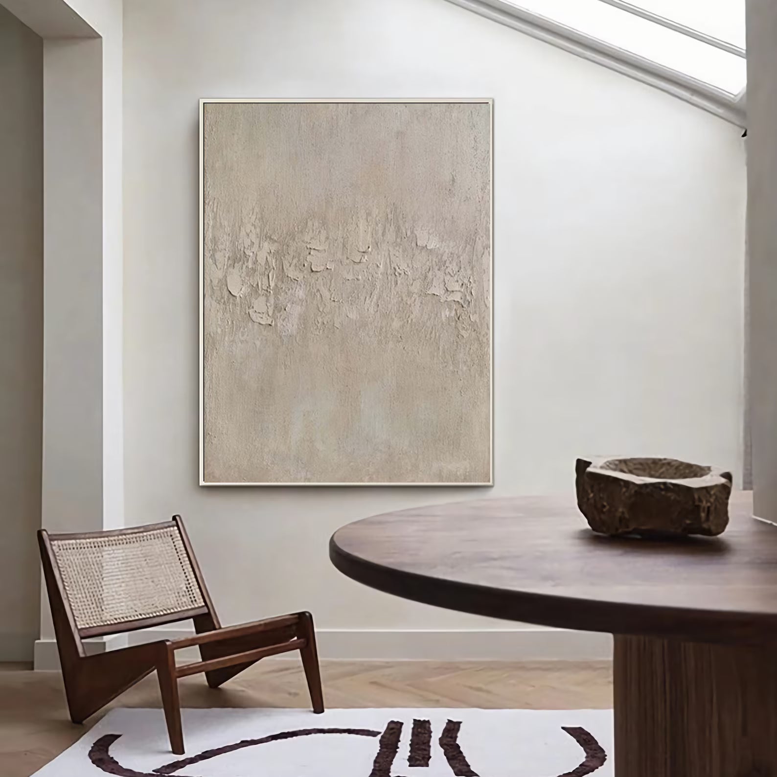 Textured Minimal Opulence | Beige White