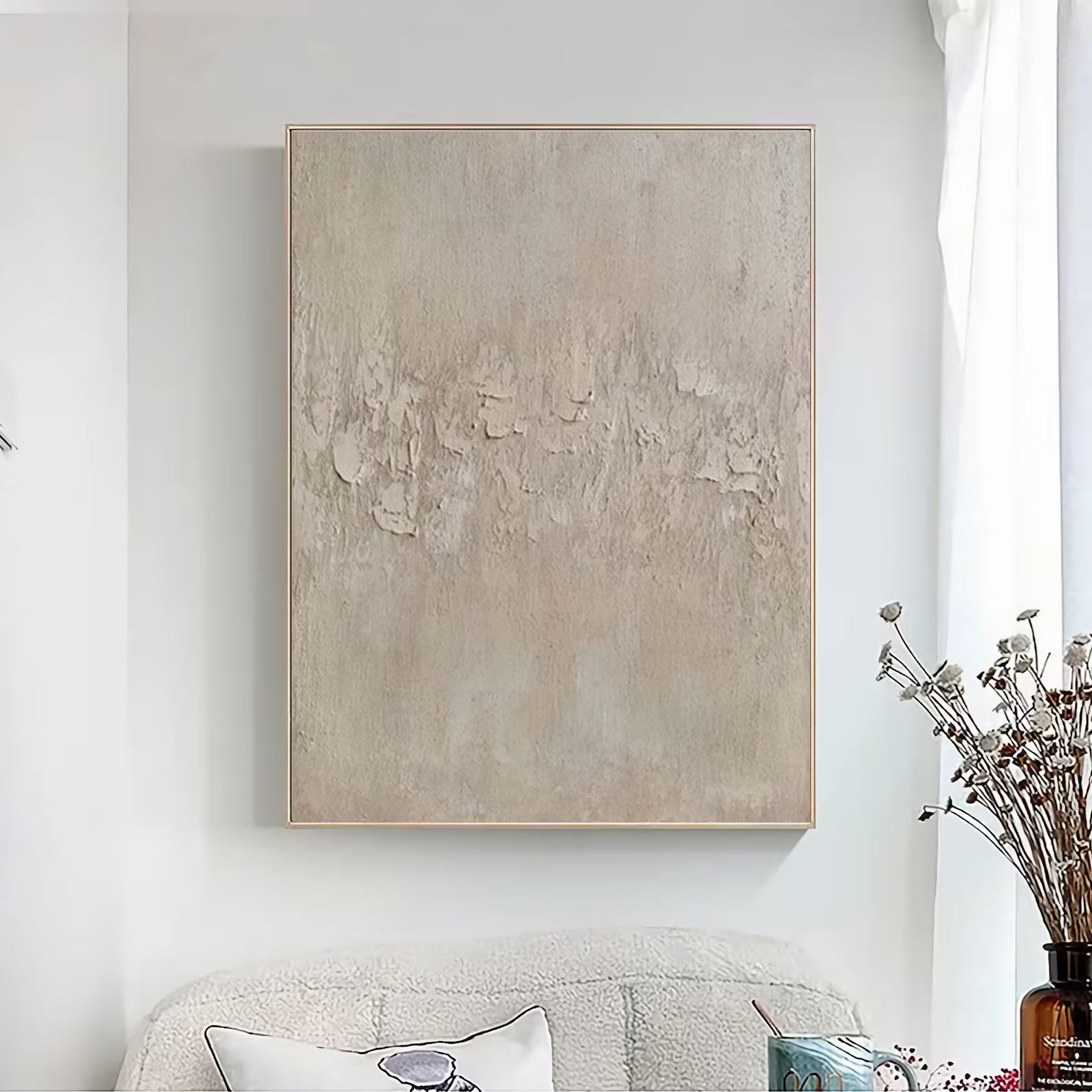 Textured Minimal Opulence | Beige White