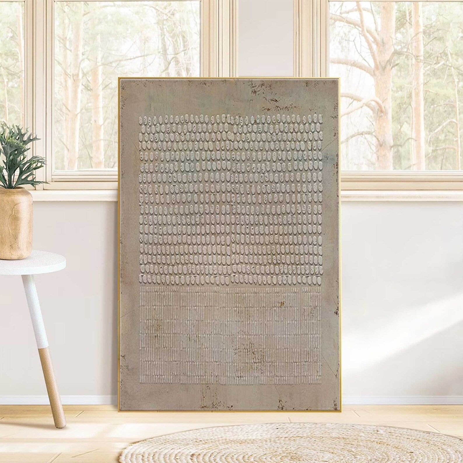 Textured Dot Matrix Art | Subtle Artistry