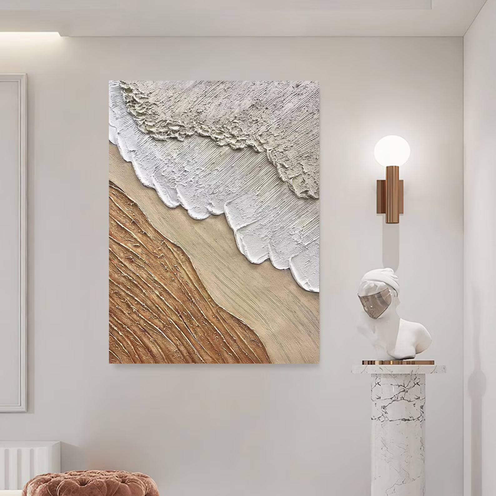 Textured Coastal Luxury | White Gold