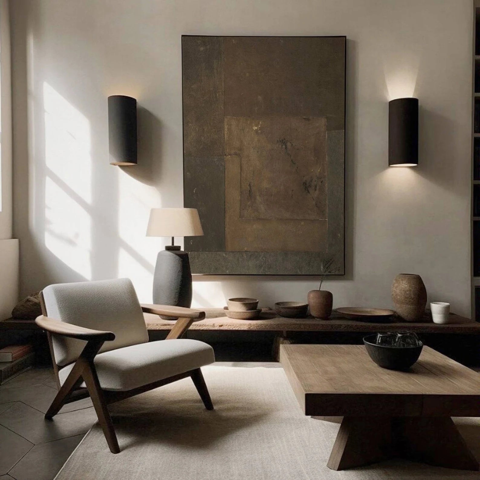 Minimalist Brown-Tone Art | Understated Depth