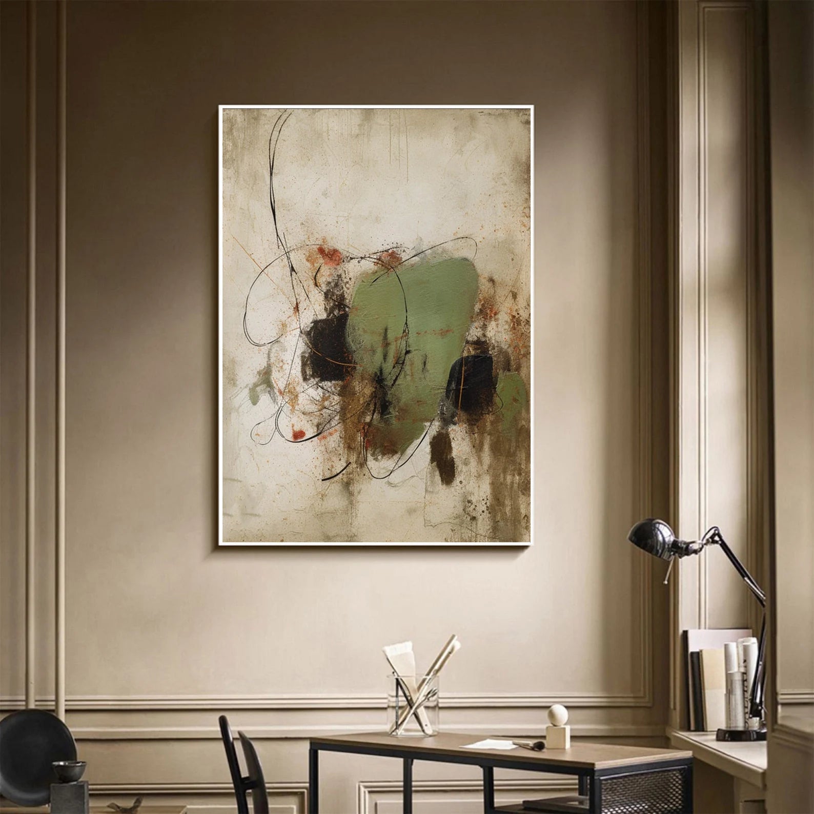 Textured Phytological Nuance | Viridescent Ecru