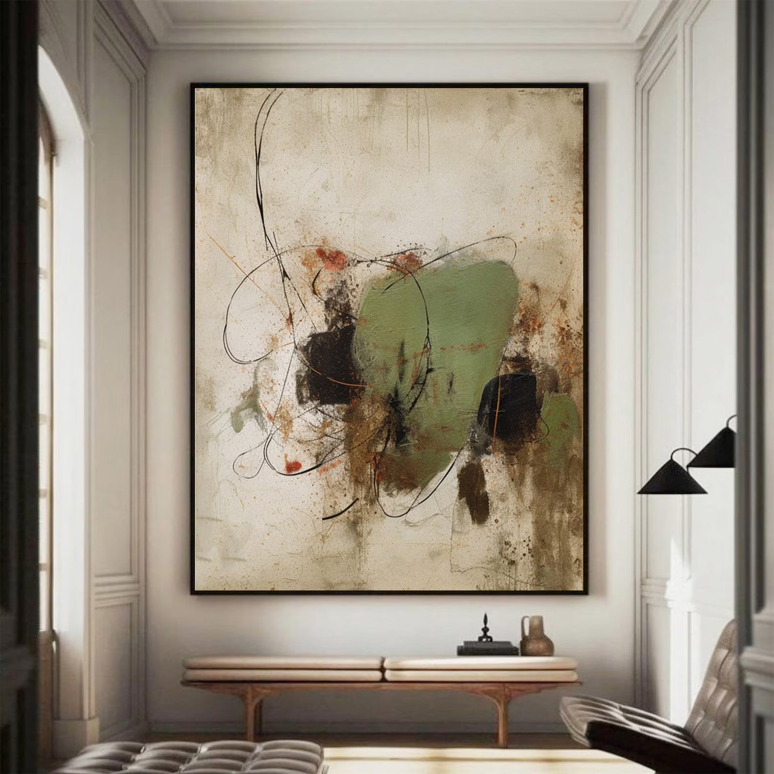 Textured Phytological Nuance | Viridescent Ecru