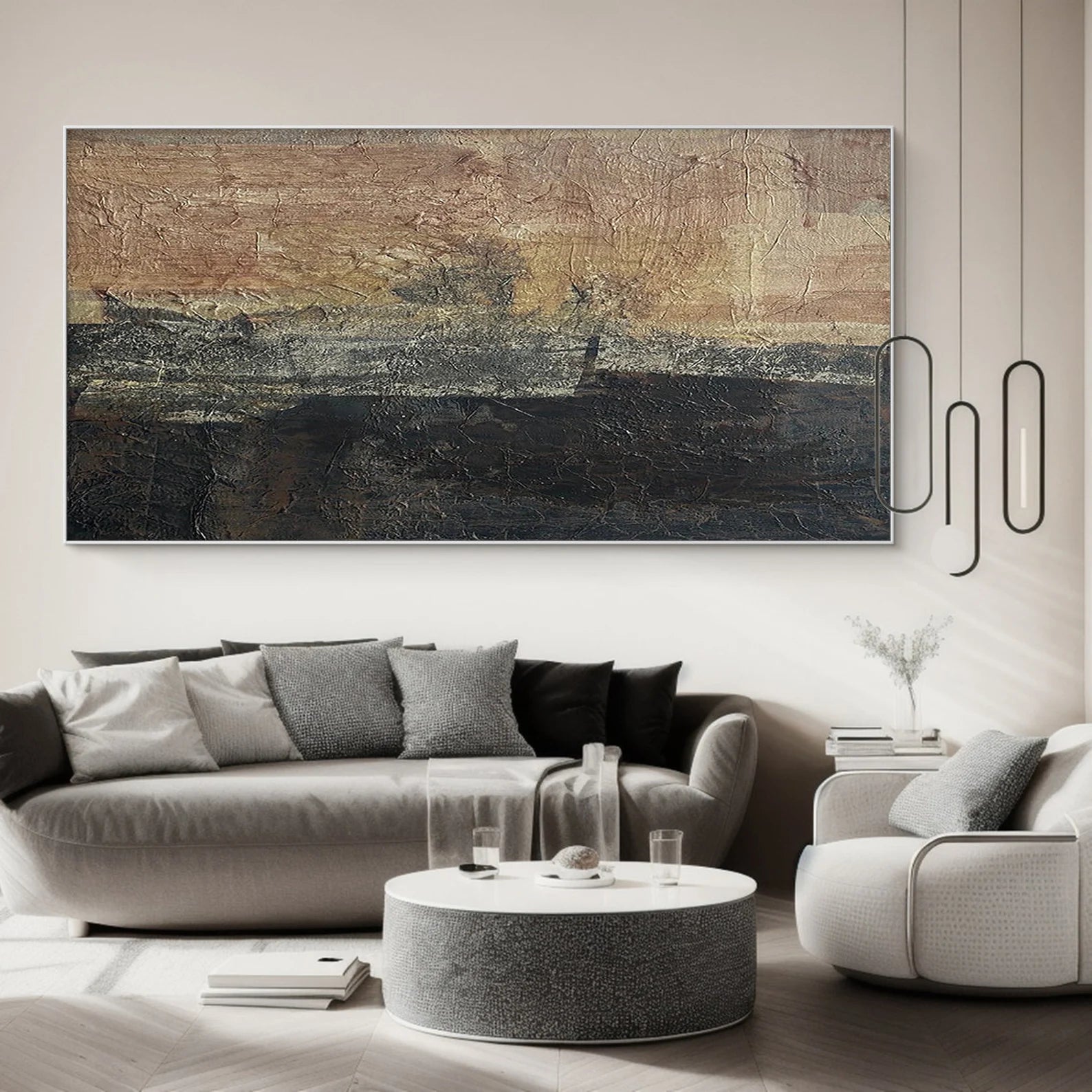 Textured Gradient Boldness | Brown Rhythm