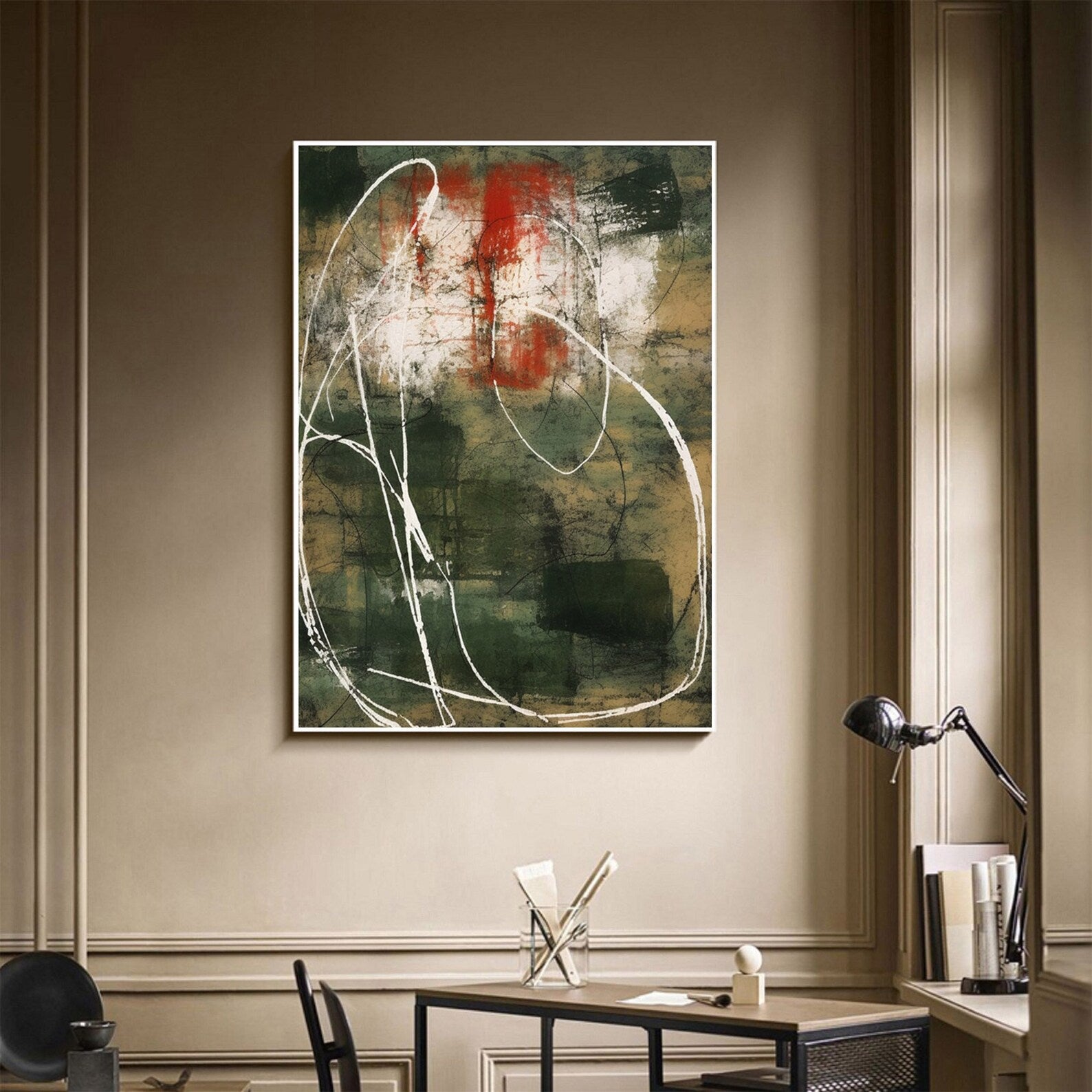 Textured Gestural Opulence | Virid Flourishes