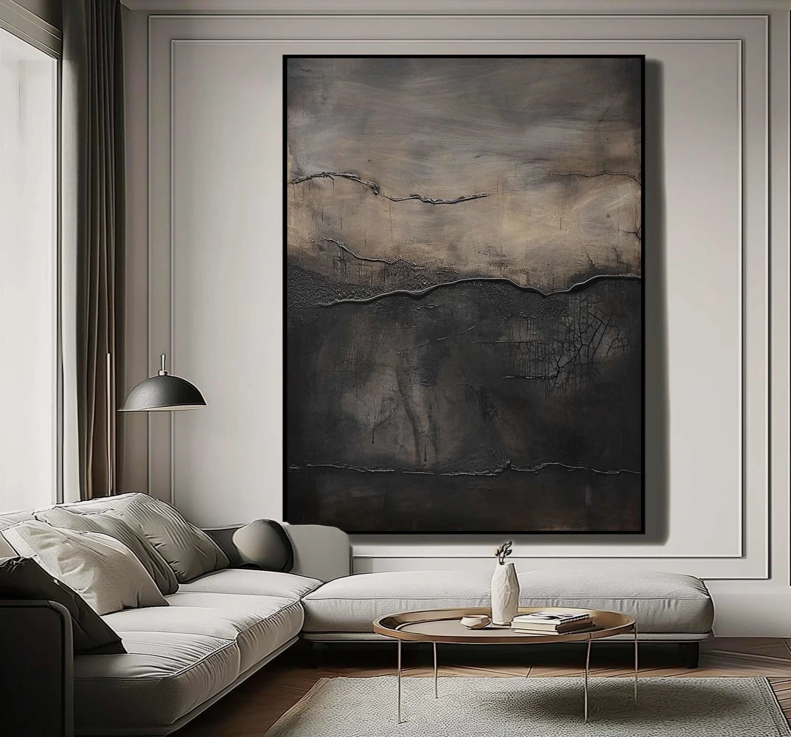 Textured Abstract Art | Moody Depth