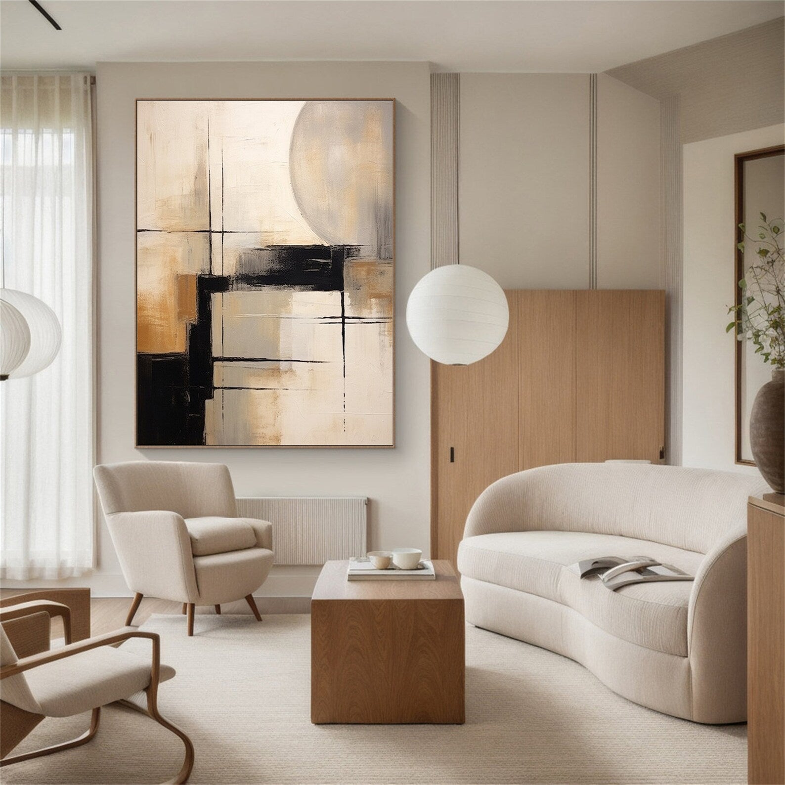 Textured Modern Abstract | Sophisticated Luxe