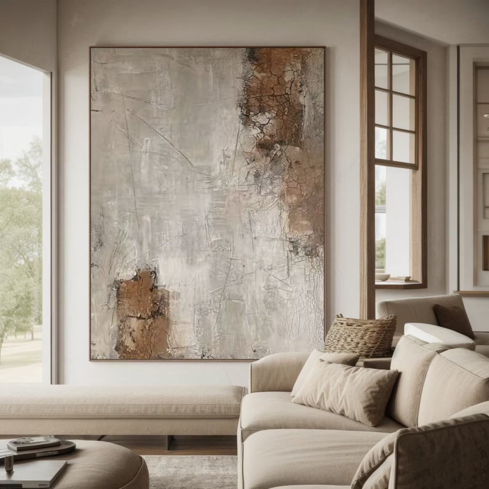 Textured Neutral Nuance | Grey Beige