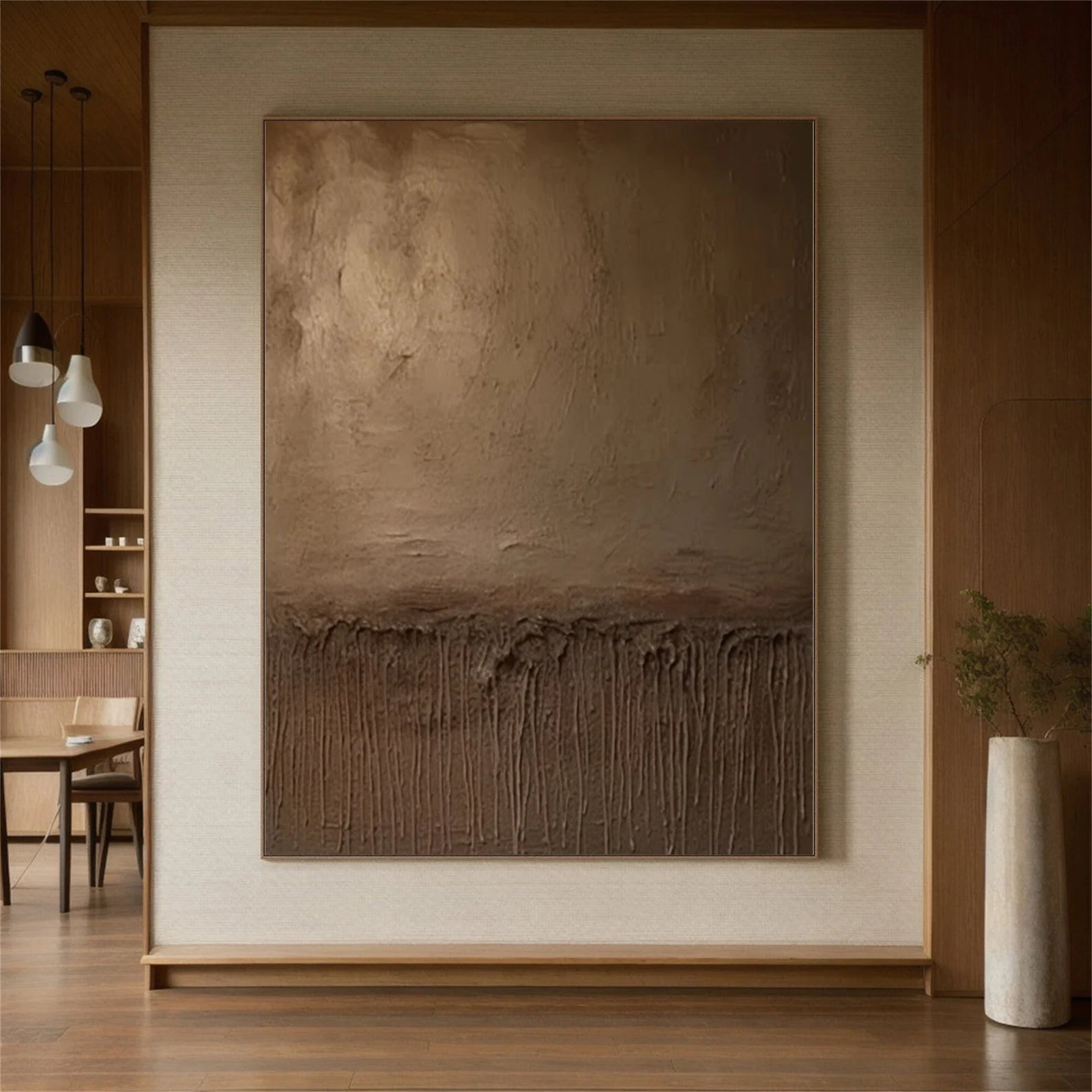 Textured Earthy Abstract | Warm Luxe