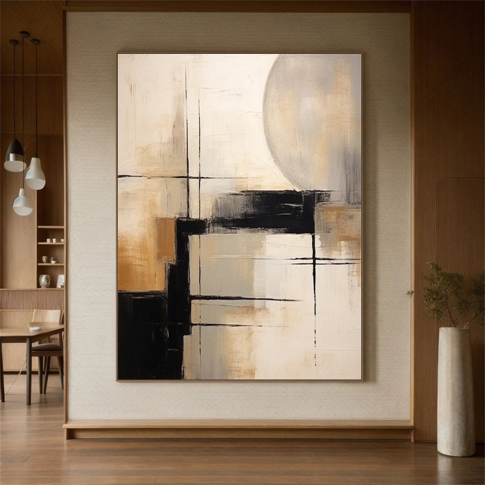 Textured Modern Abstract | Sophisticated Luxe