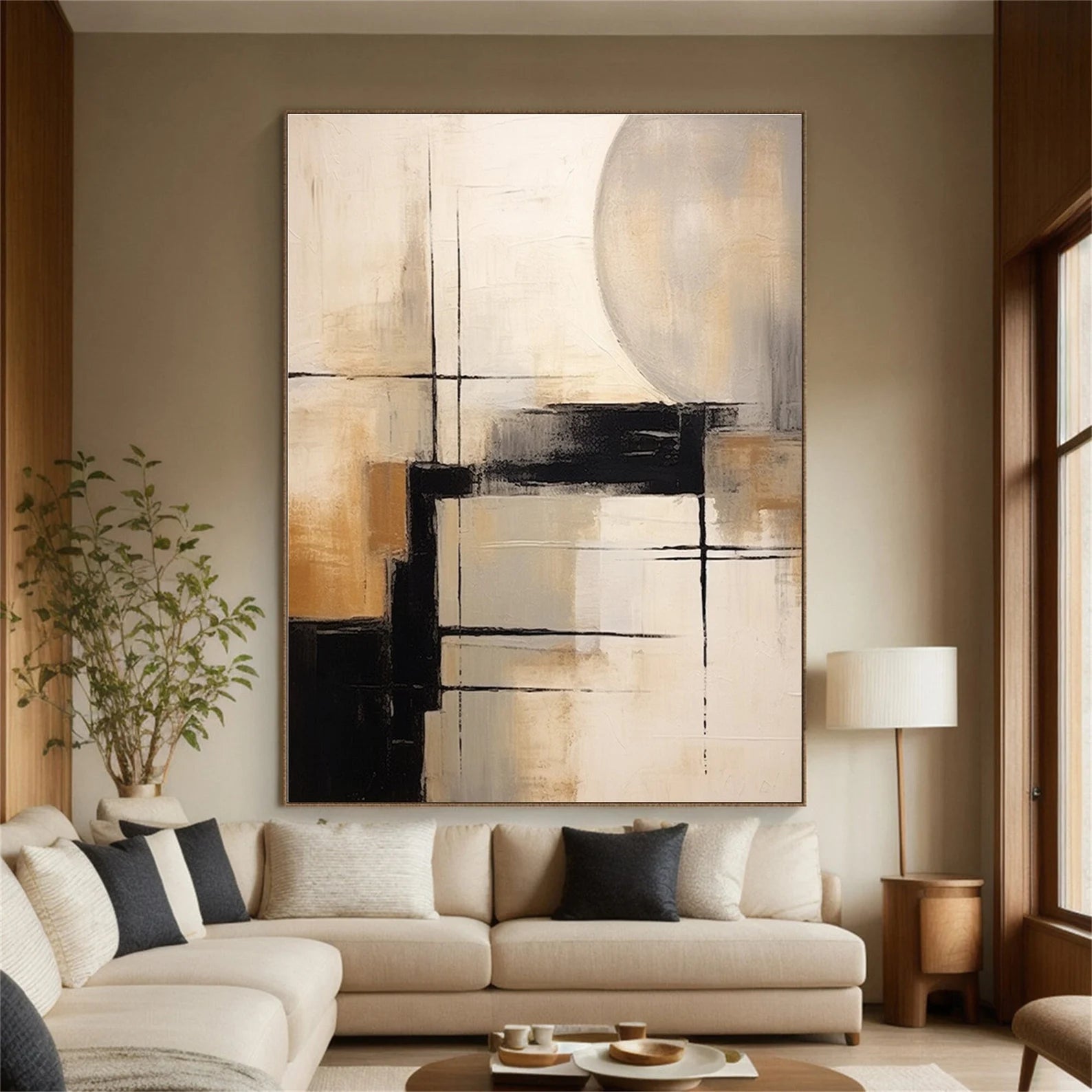 Textured Modern Abstract | Sophisticated Luxe