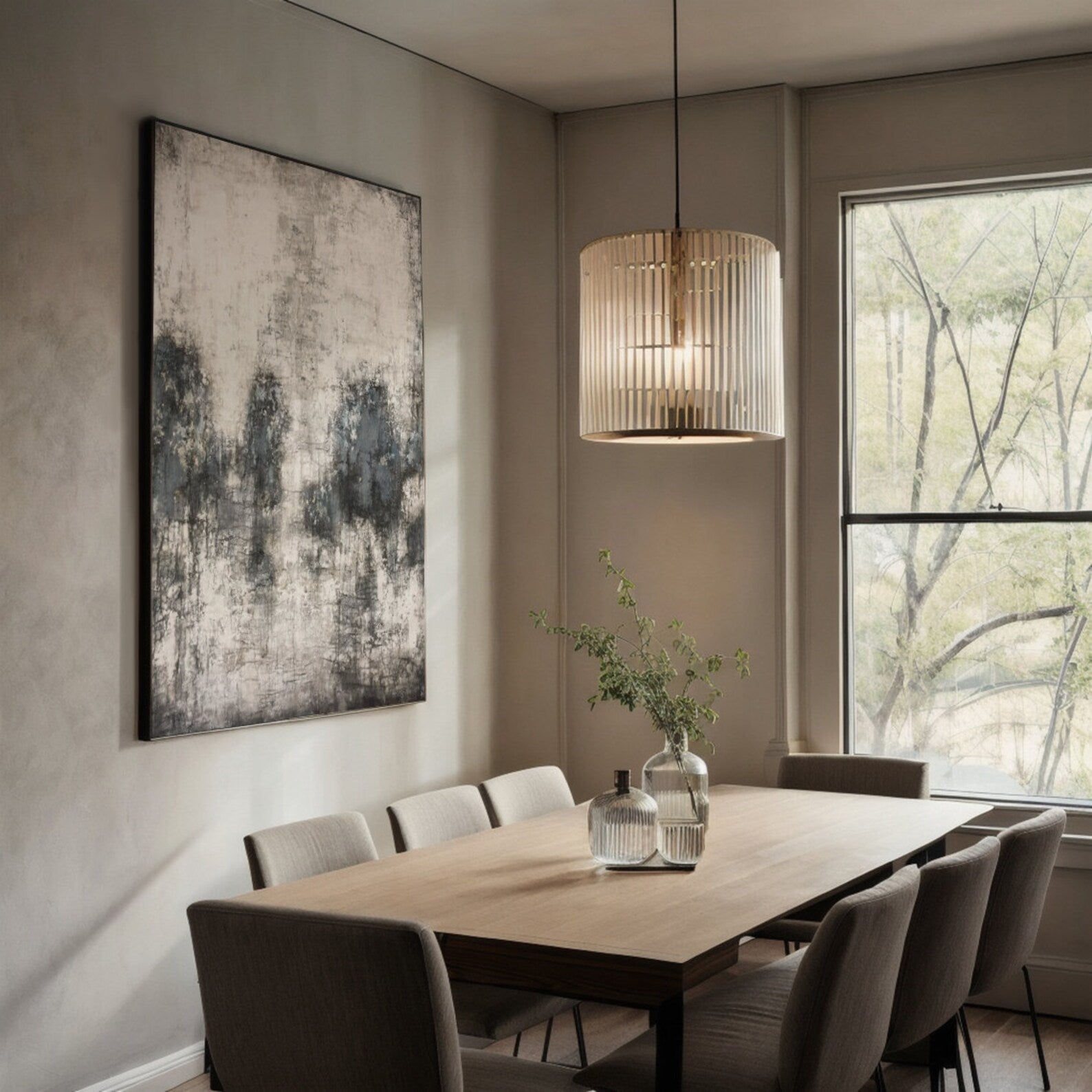 Textured Monochrome Mist | Grey Veil