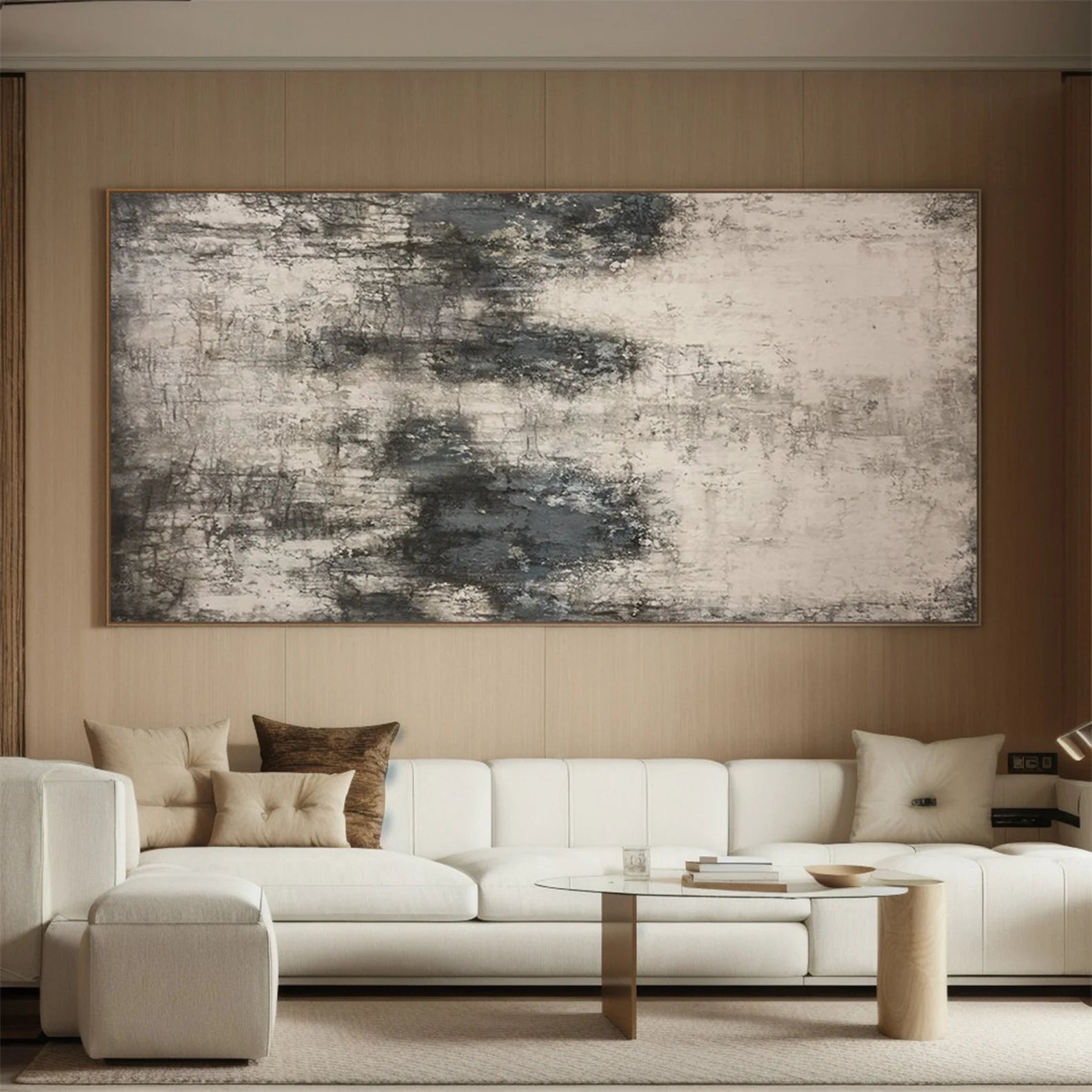 Textured Abstract Subtlety | Gray Rhythm