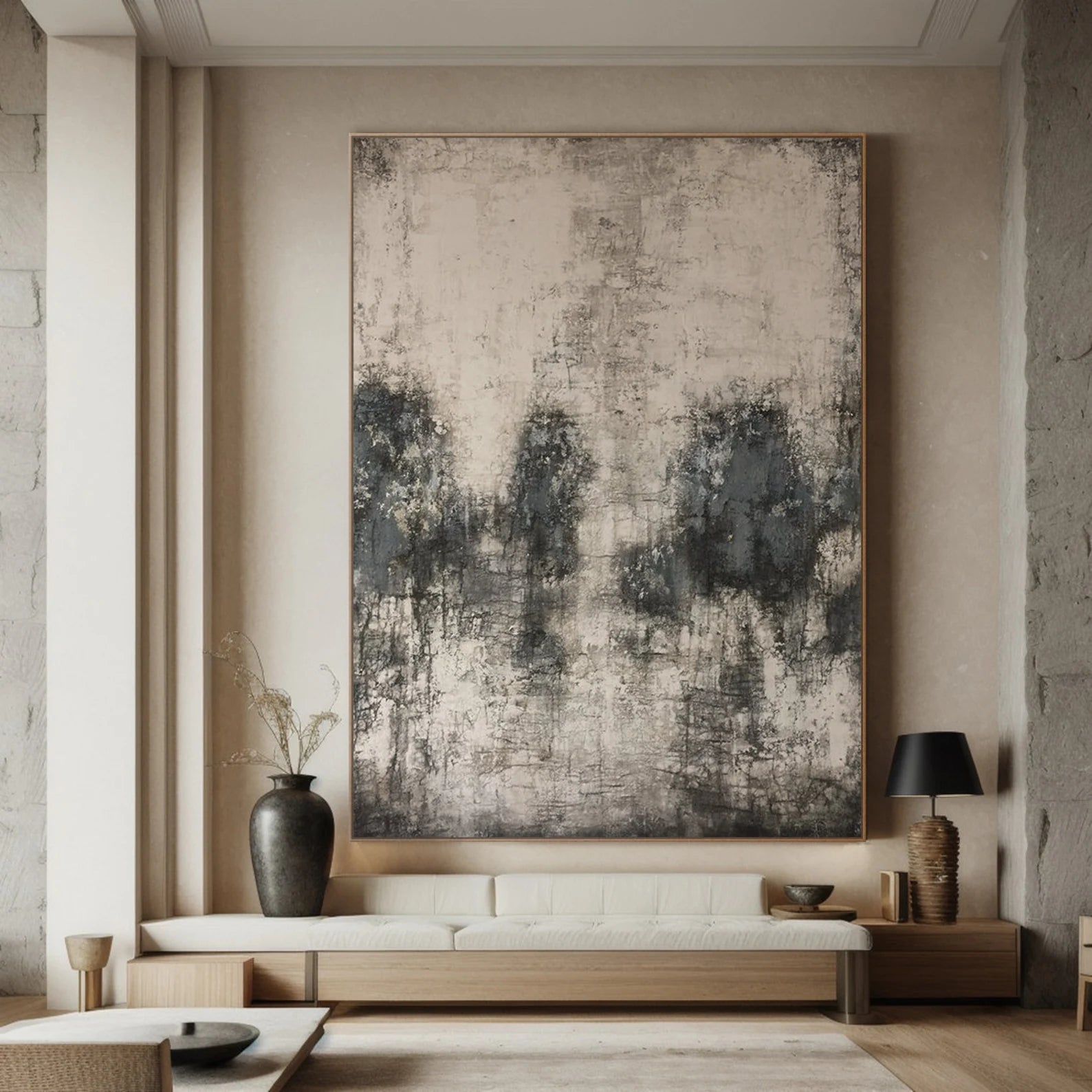 Textured Monochrome Mist | Grey Veil