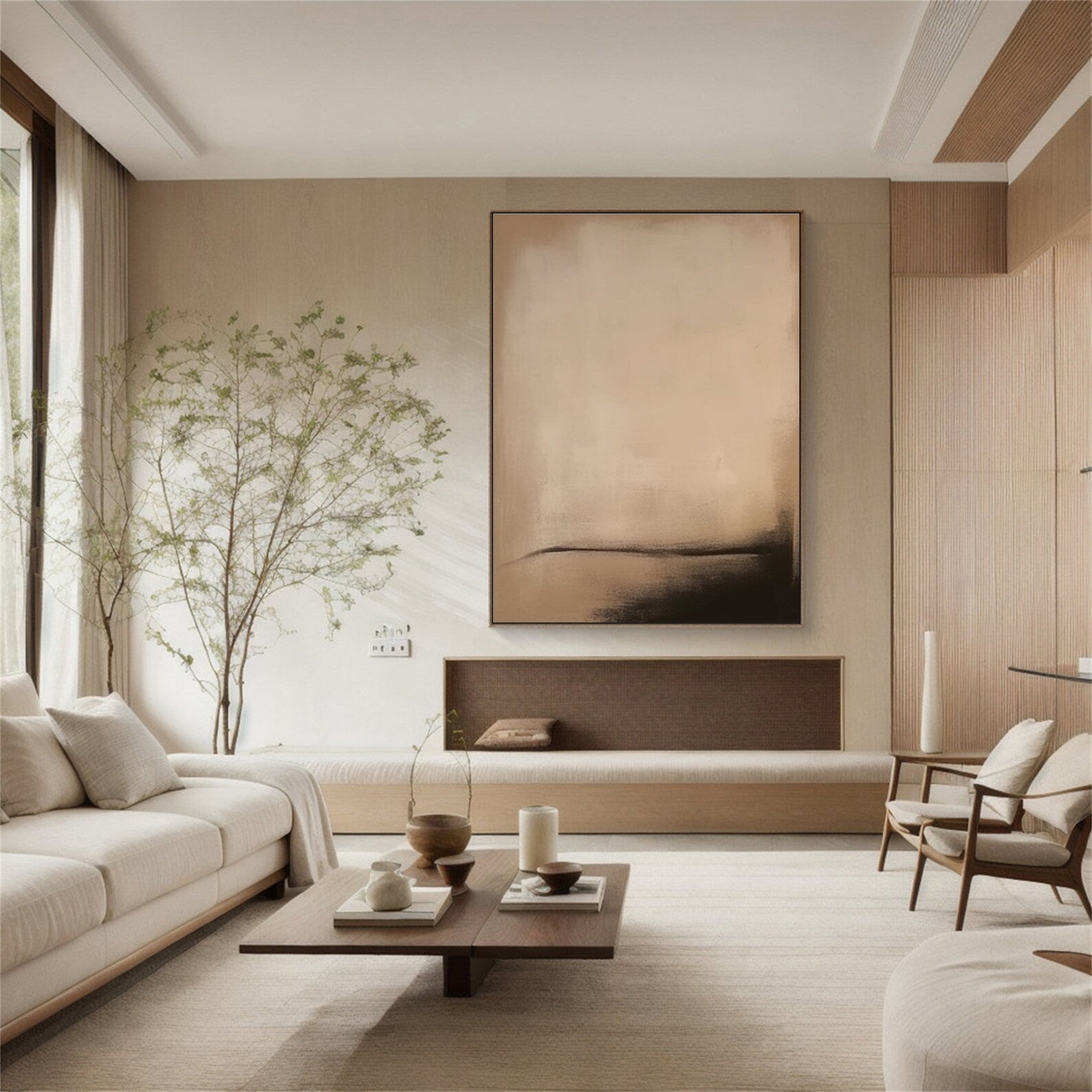 Textured Neutral Serenity | Earthy Tones