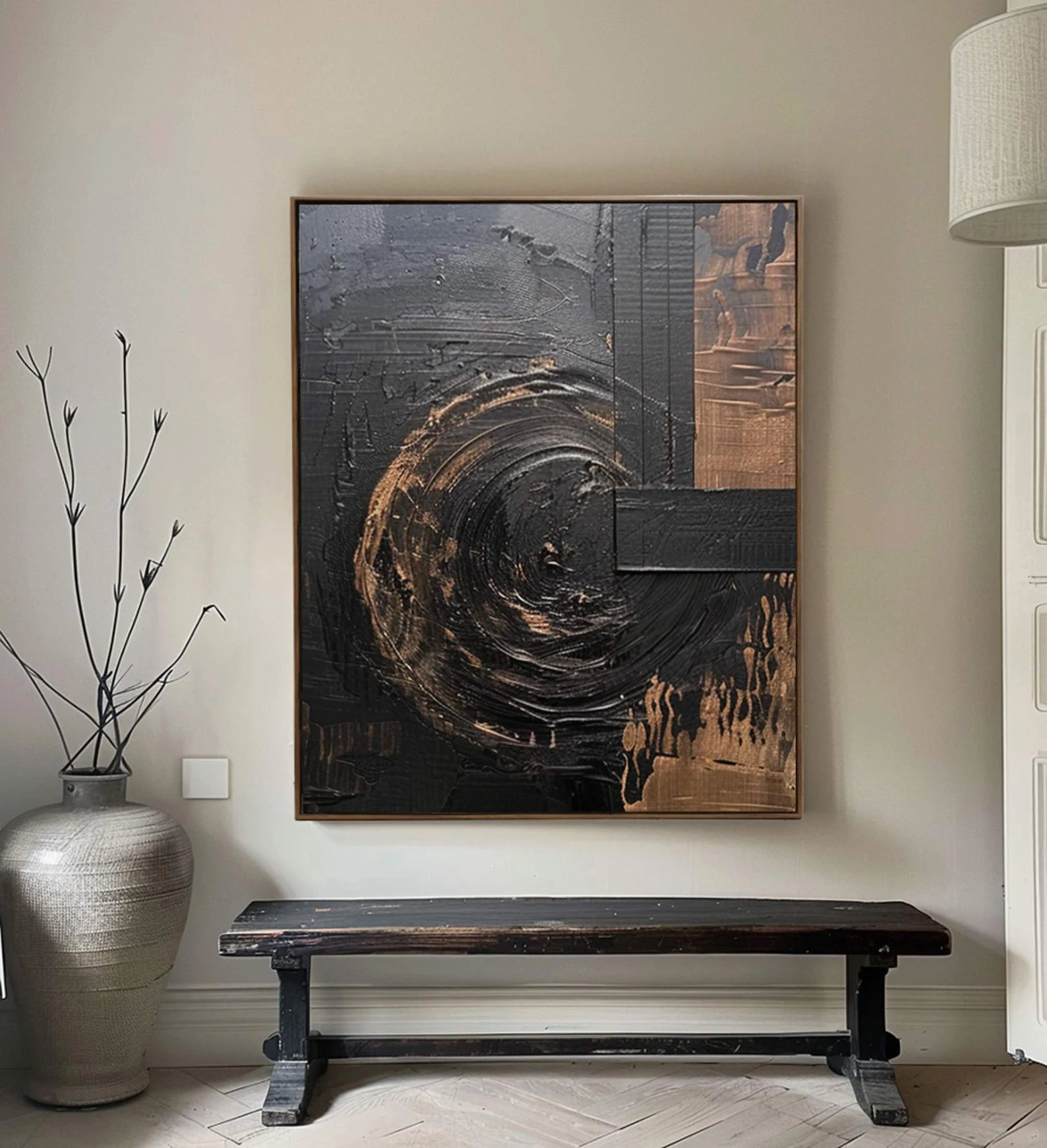 Textured Swirl Art | Opulent Edge