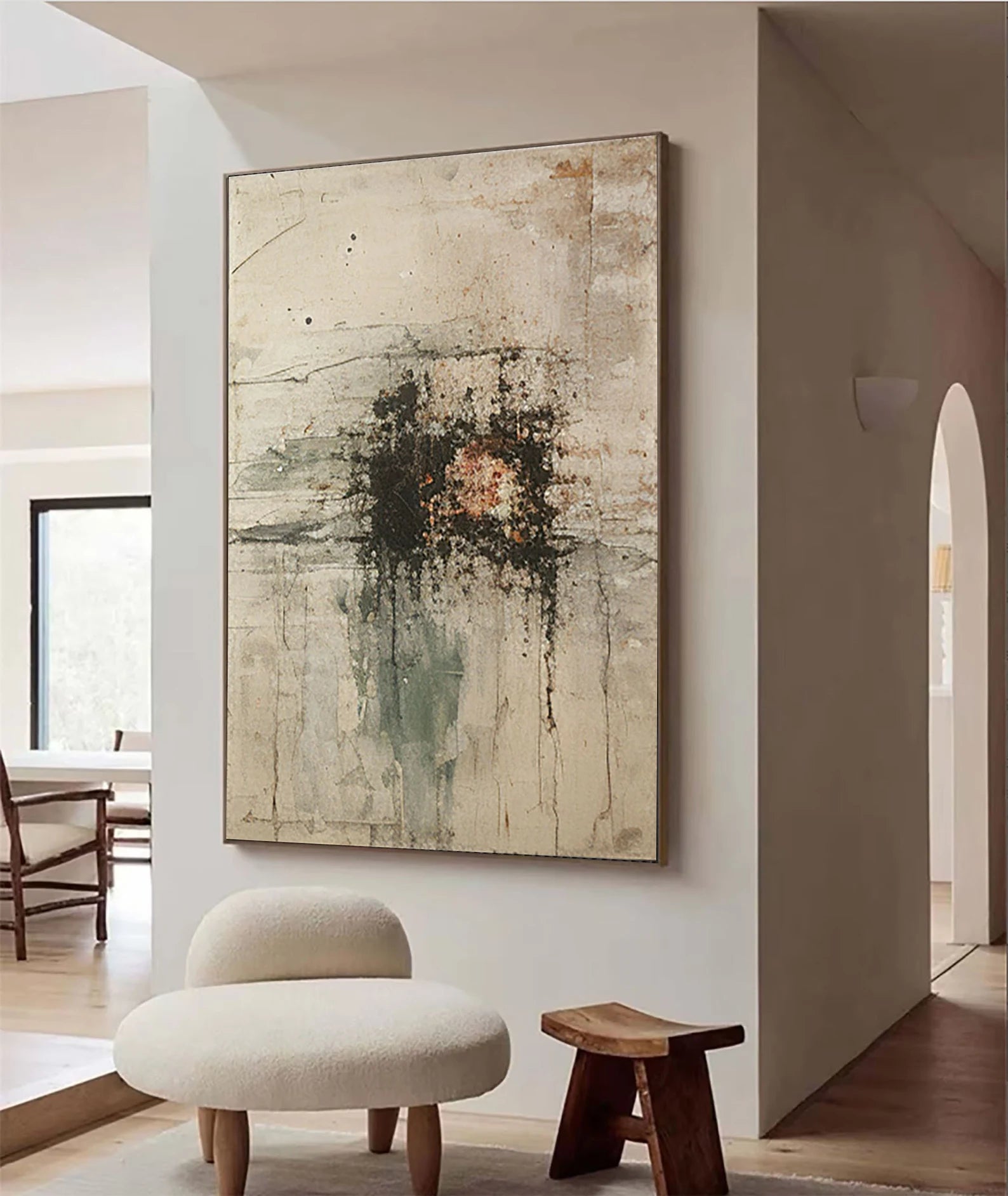 Textured Abstract Grandeur | Neutral Blend