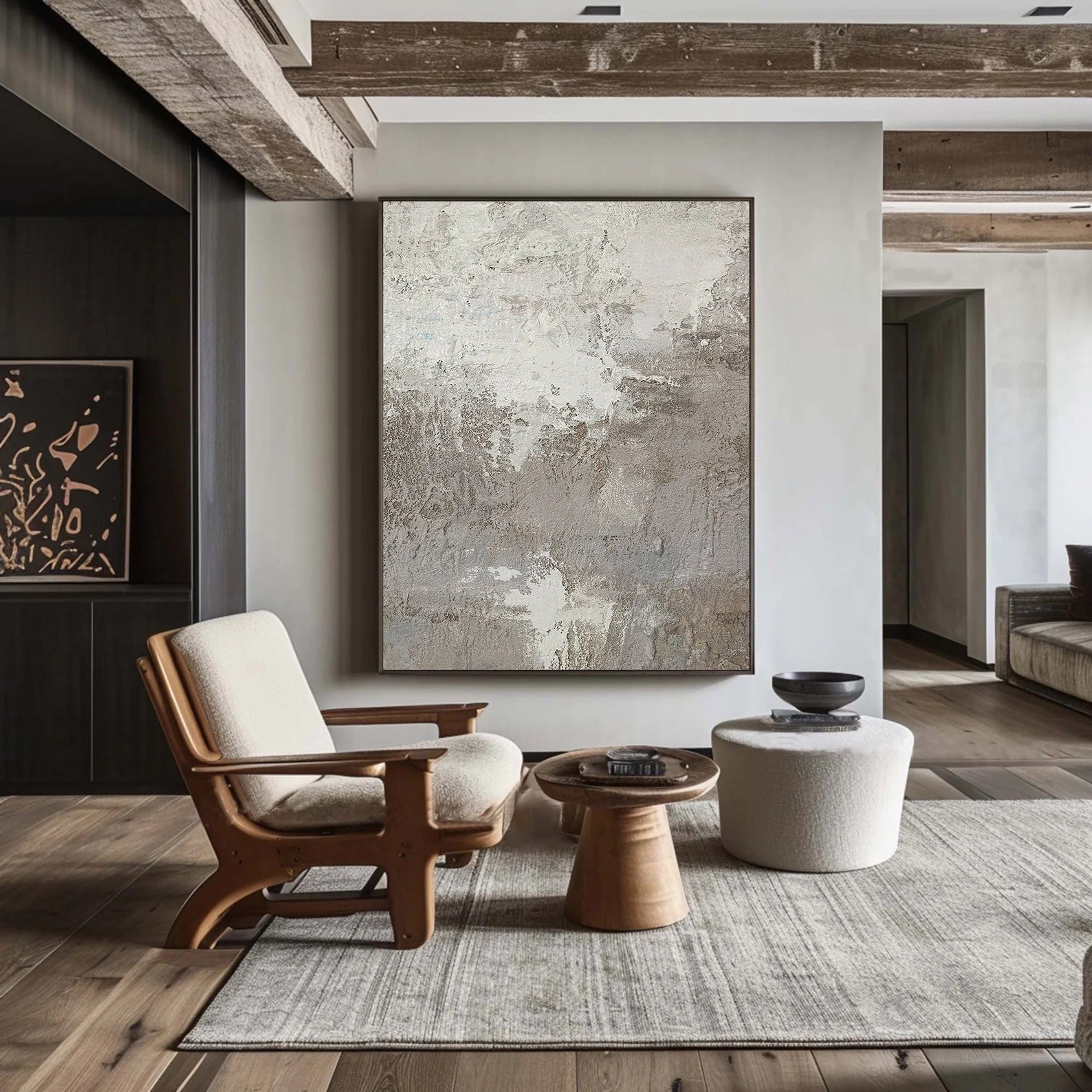 Textured Monochrome Sophistication | Gray Depth