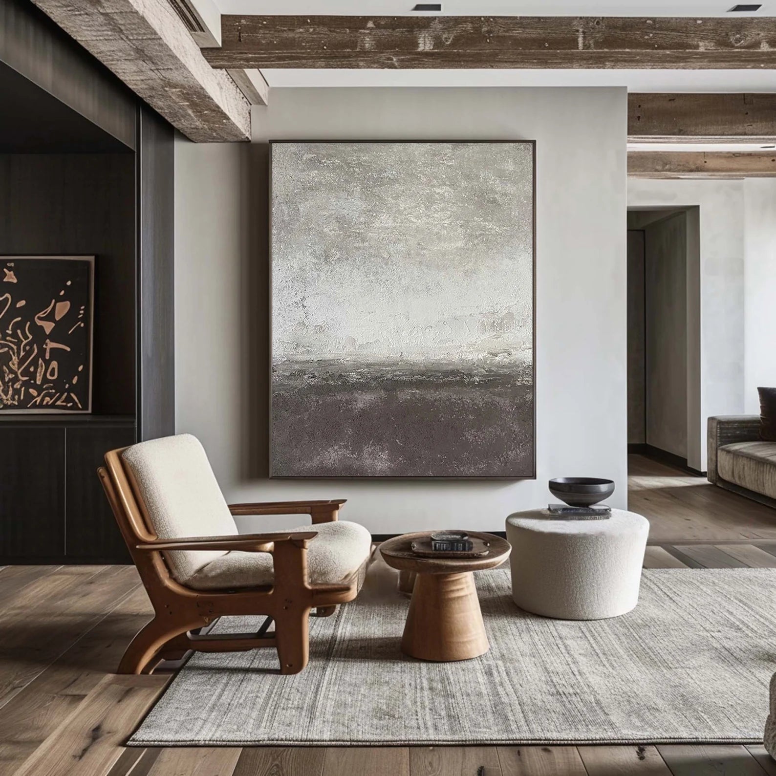 Textured Monochrome Elegance | Gray Depth