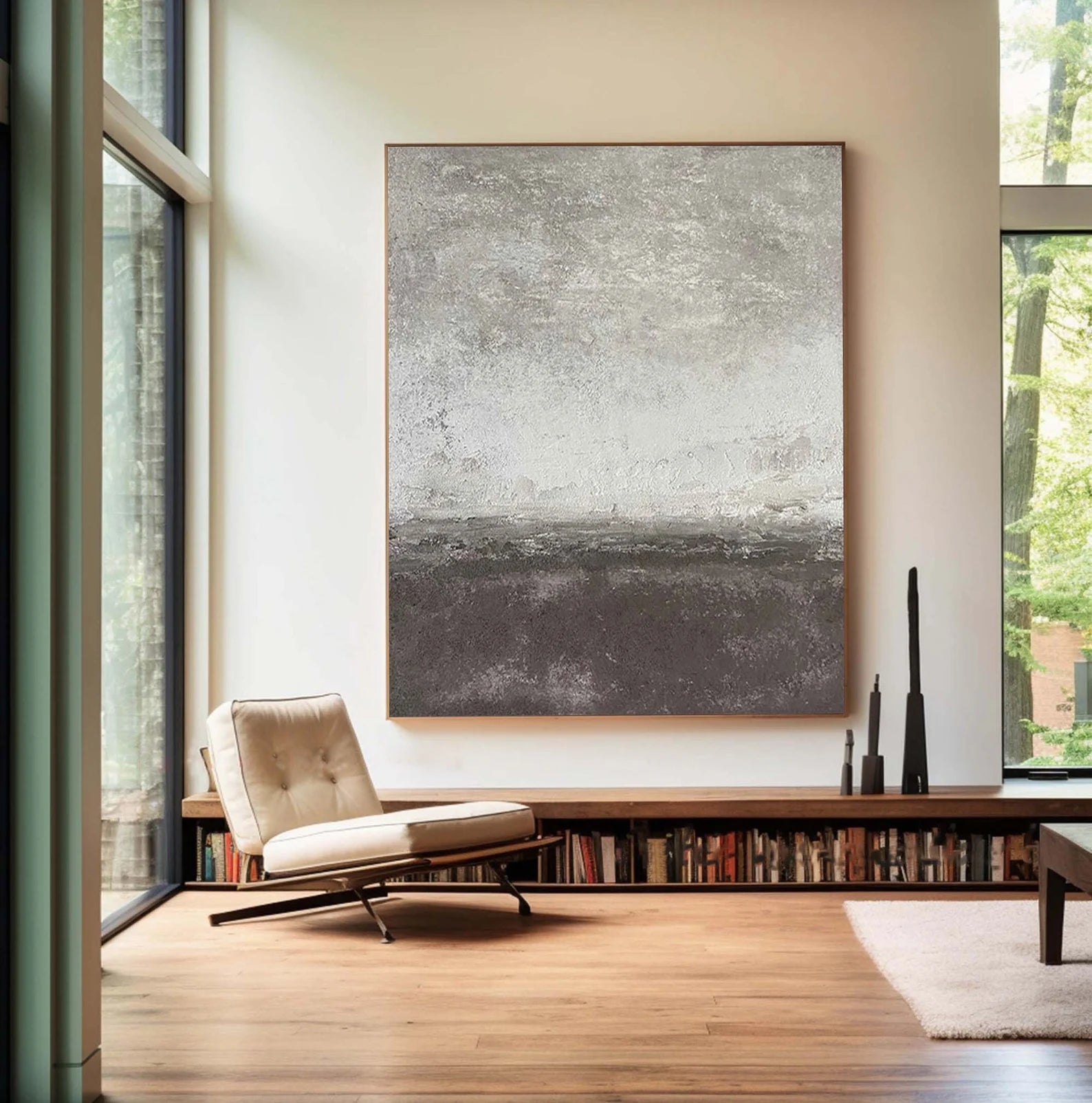 Textured Monochrome Elegance | Gray Depth