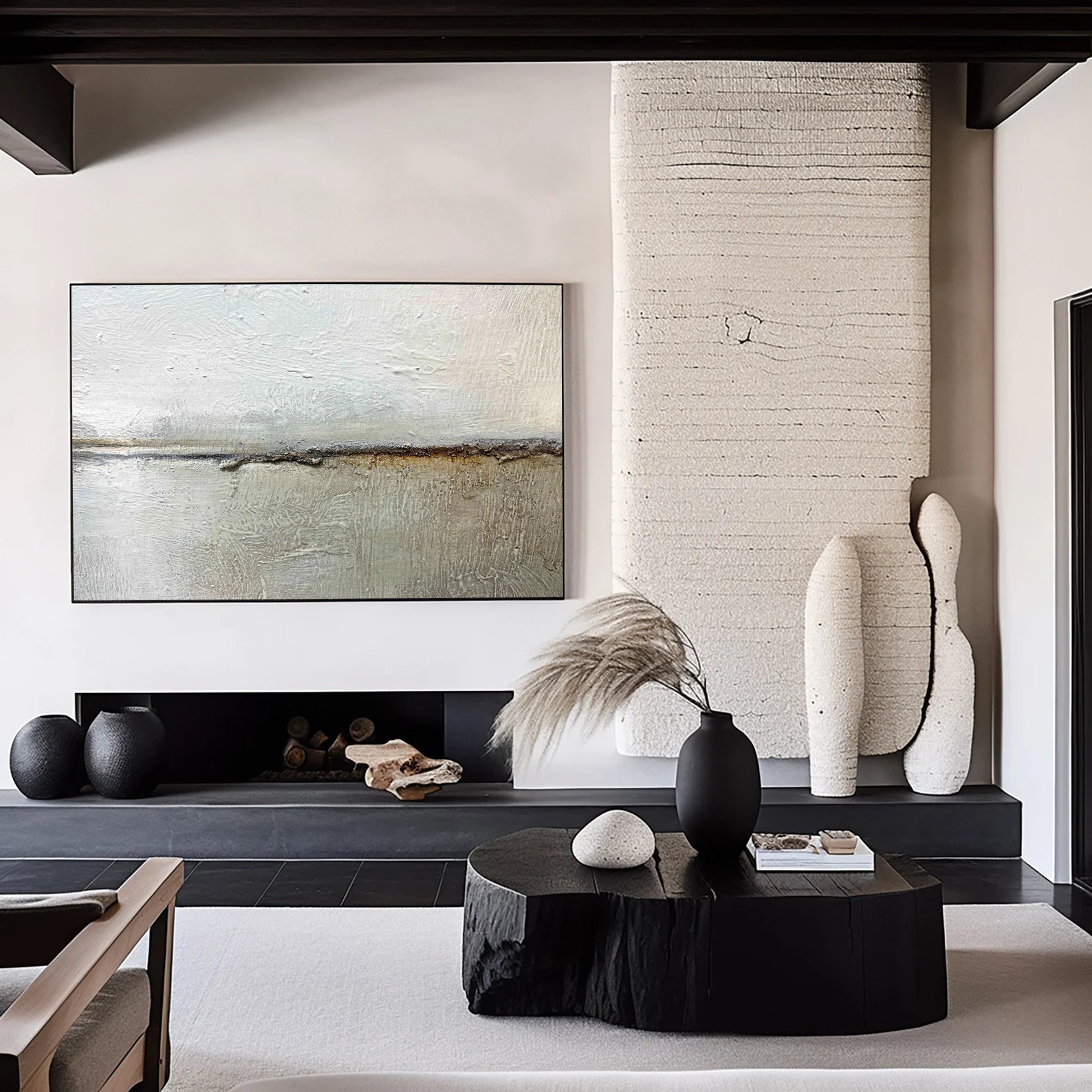 Textured Earthy Calm | Sage Beige