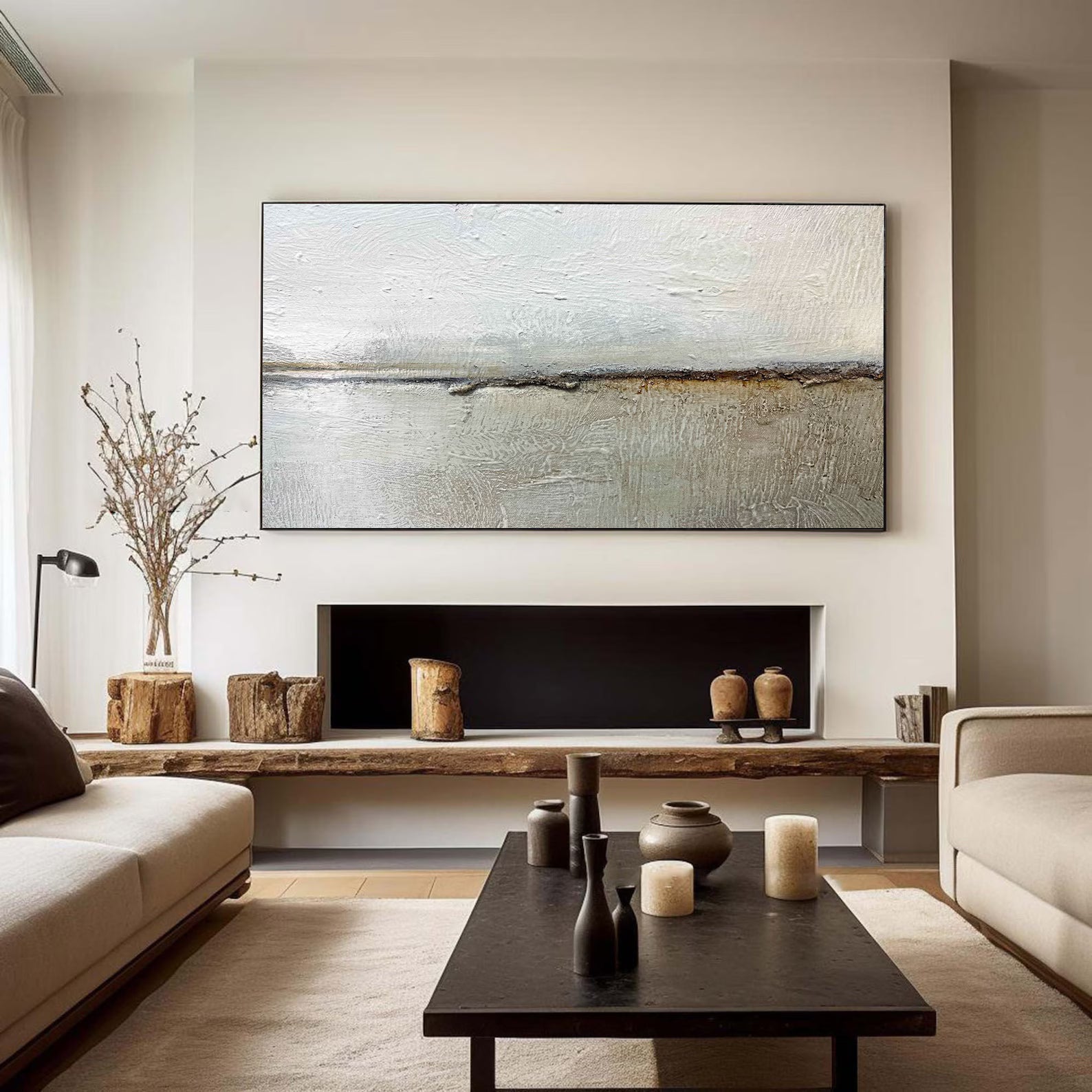 Textured Earthy Calm | Sage Beige