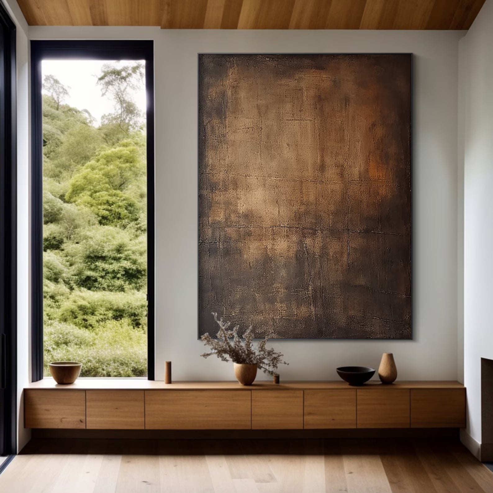 Textured Earthy Opulence | Brown Rhythm