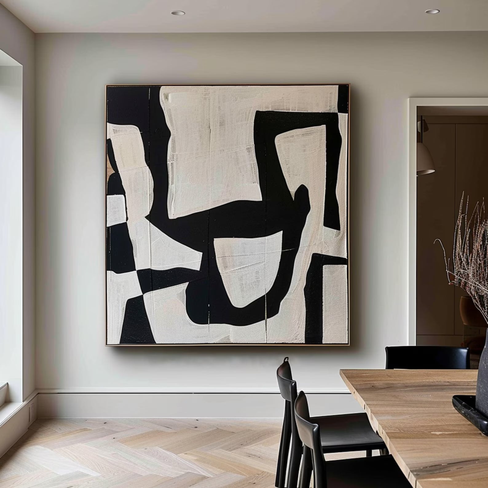 Textured Black White | Bold Contrast