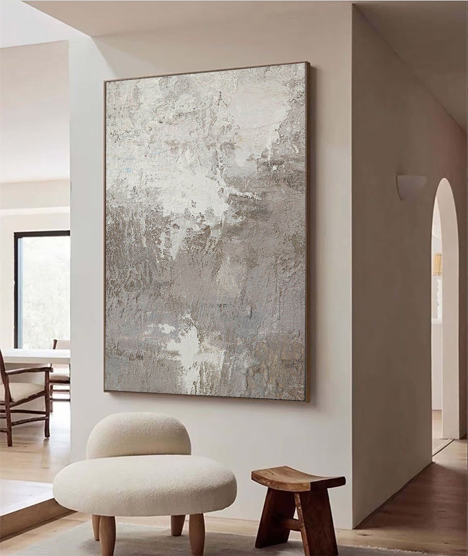 Textured Monochrome Sophistication | Gray Depth